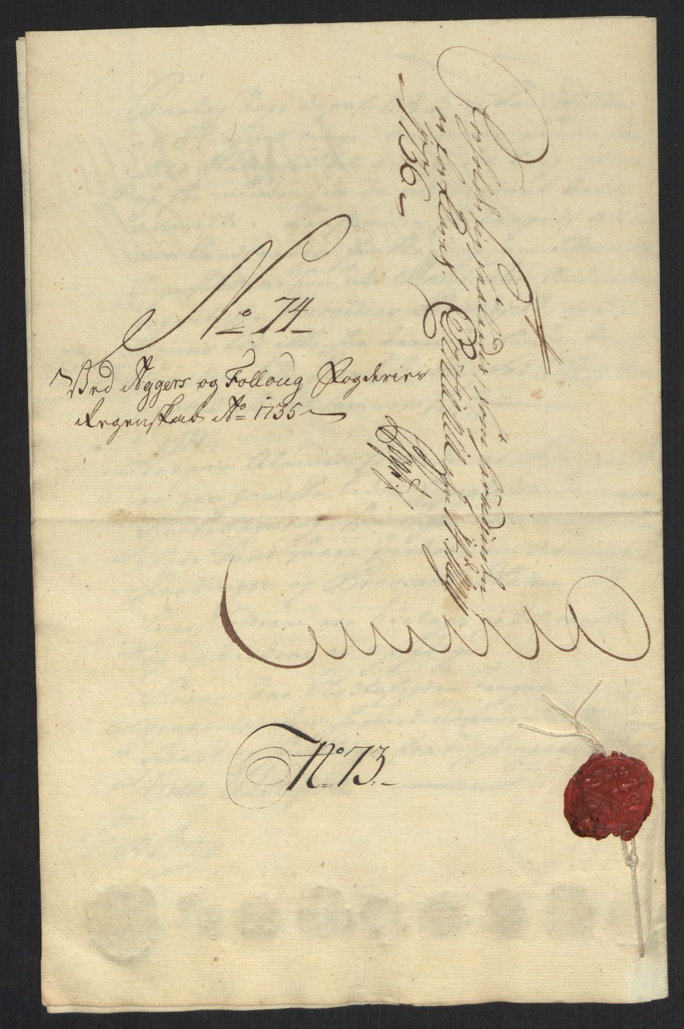 Rentekammeret inntil 1814, Reviderte regnskaper, Fogderegnskap, AV/RA-EA-4092/R10/L0474: Fogderegnskap Aker og Follo, 1735, p. 216