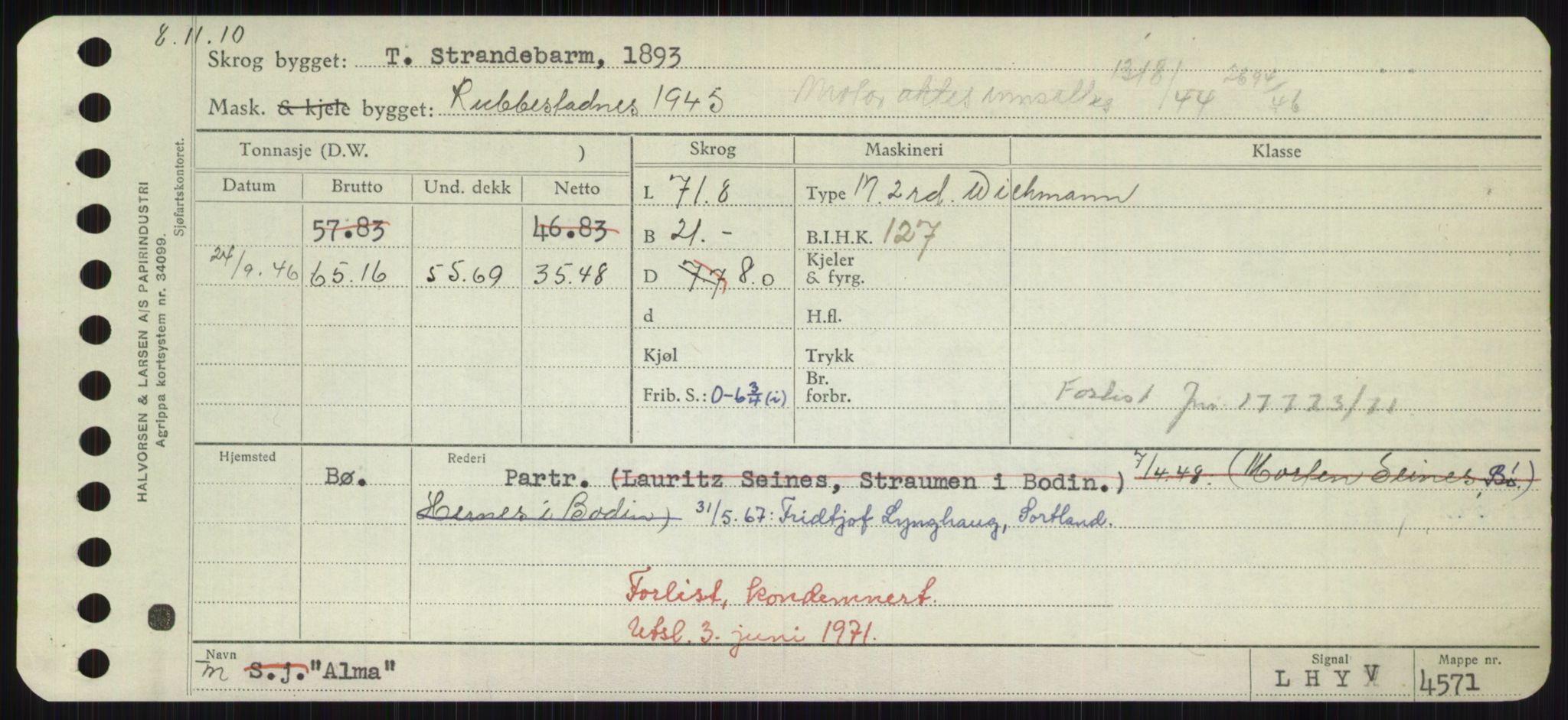 Sjøfartsdirektoratet med forløpere, Skipsmålingen, RA/S-1627/H/Hd/L0001: Fartøy, A-Anv, p. 379