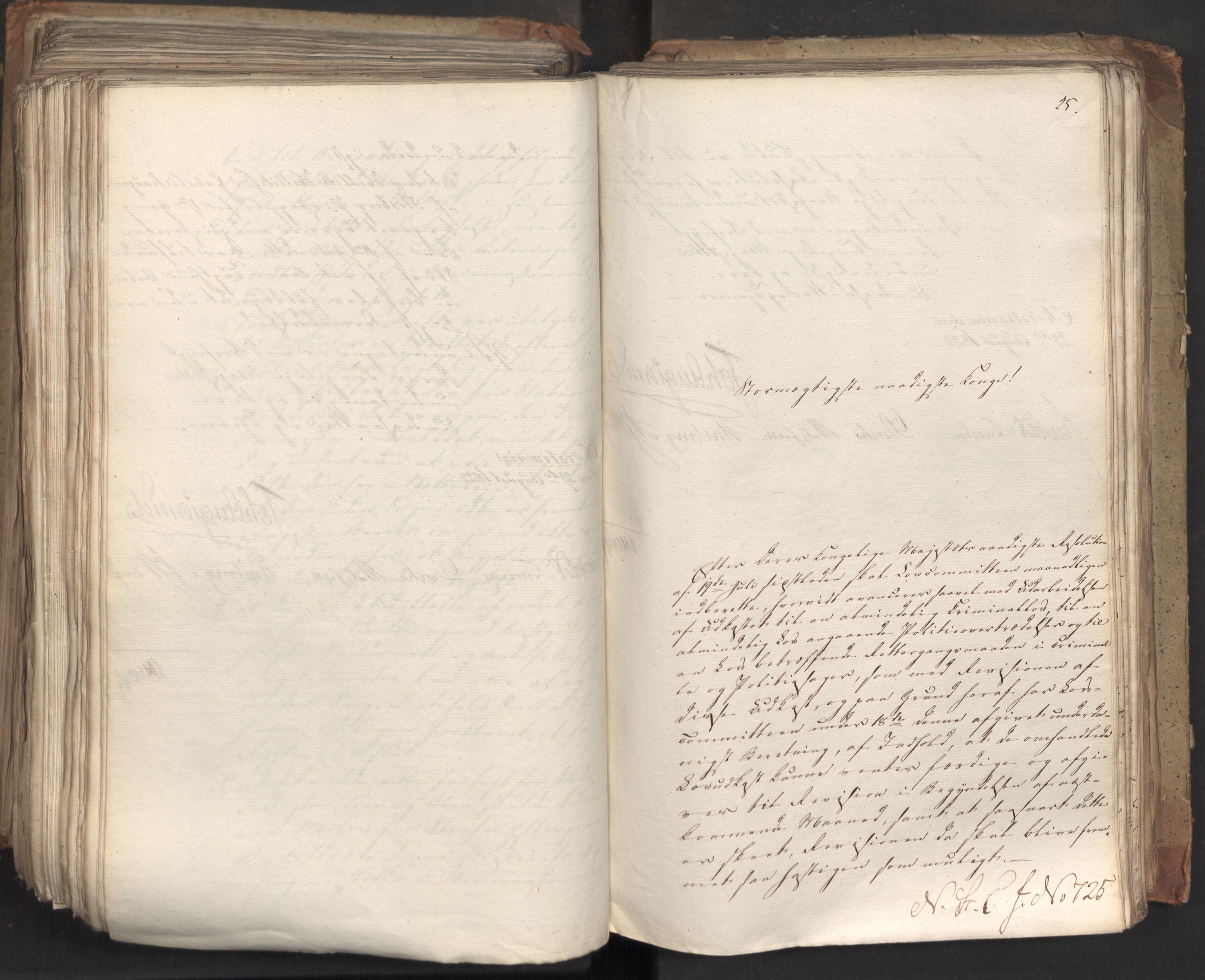 Statsrådsavdelingen i Stockholm, AV/RA-S-1003/D/Da/L0035: Regjeringsinnstillinger nr. 541-840, 1823, p. 500
