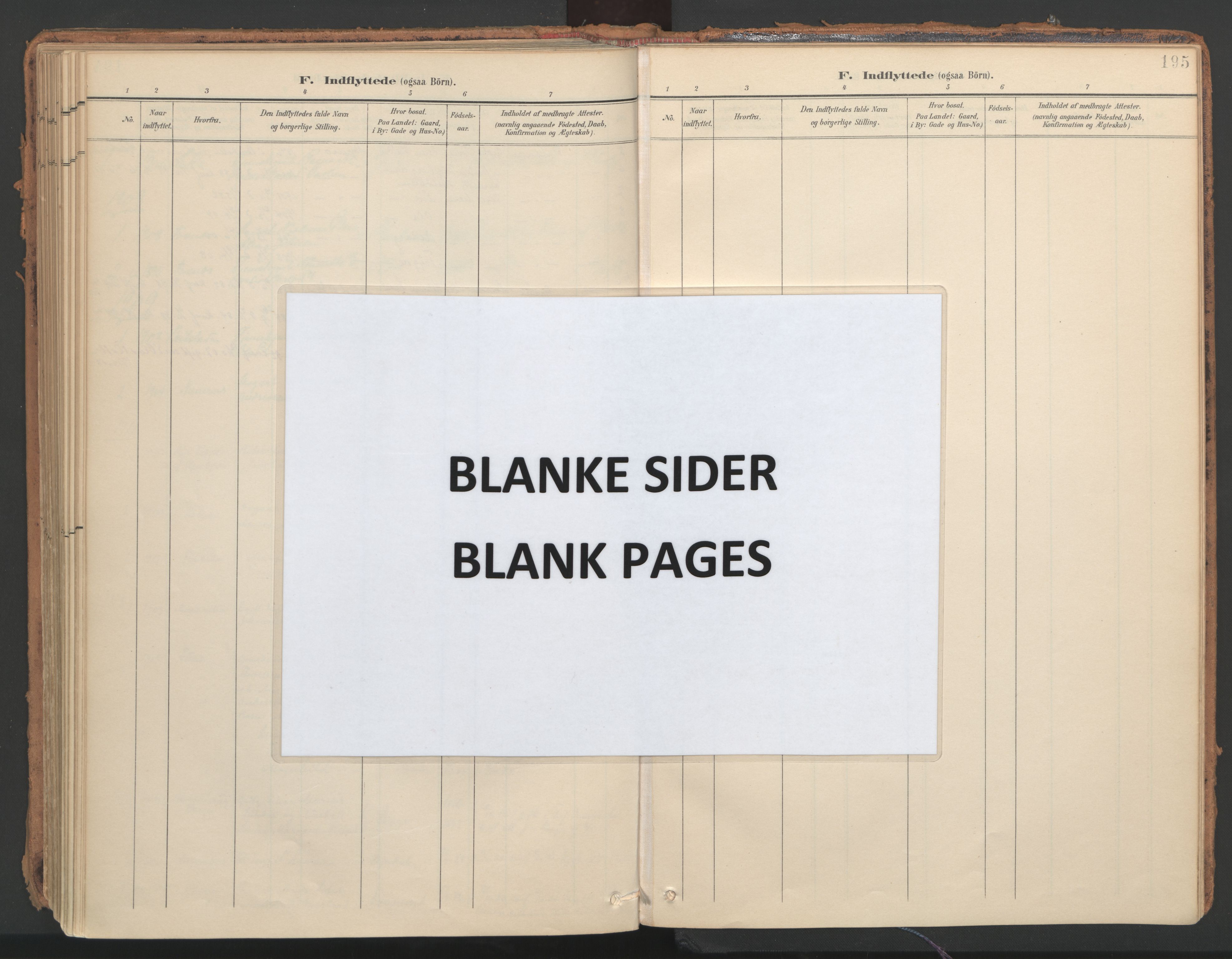 Ministerialprotokoller, klokkerbøker og fødselsregistre - Nord-Trøndelag, SAT/A-1458/766/L0564: Parish register (official) no. 767A02, 1900-1932, p. 195