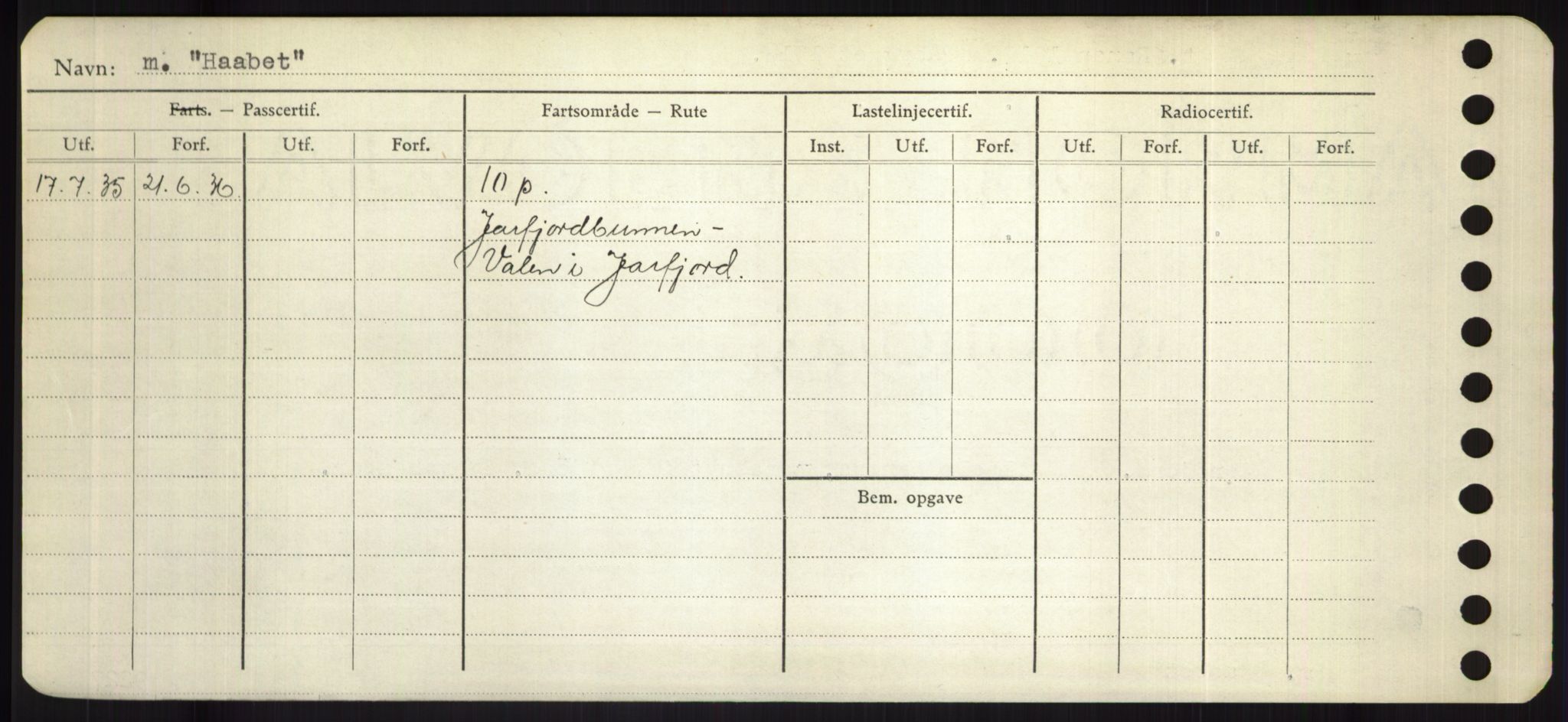 Sjøfartsdirektoratet med forløpere, Skipsmålingen, AV/RA-S-1627/H/Hd/L0017: Fartøy, Holi-Hå, p. 536