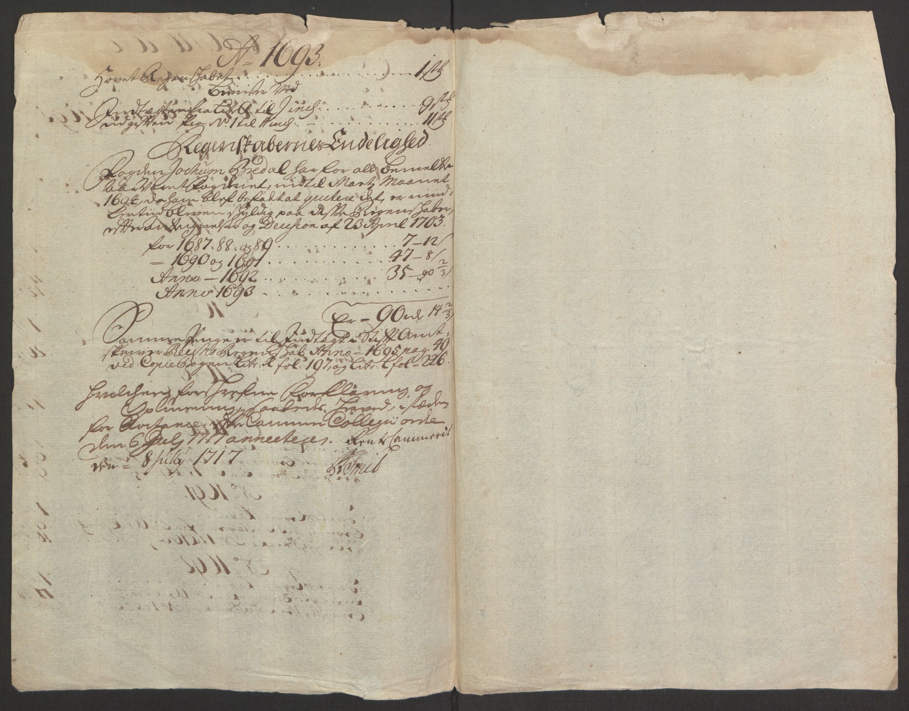 Rentekammeret inntil 1814, Reviderte regnskaper, Fogderegnskap, RA/EA-4092/R67/L4675: Fogderegnskap Vesterålen, Andenes og Lofoten, 1691-1693, p. 228