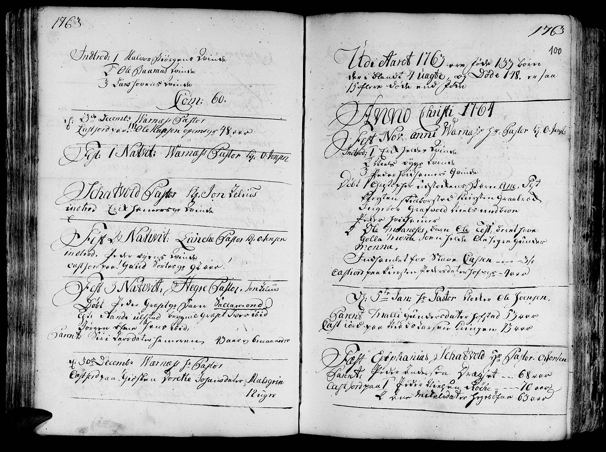 Ministerialprotokoller, klokkerbøker og fødselsregistre - Nord-Trøndelag, SAT/A-1458/709/L0057: Parish register (official) no. 709A05, 1755-1780, p. 100