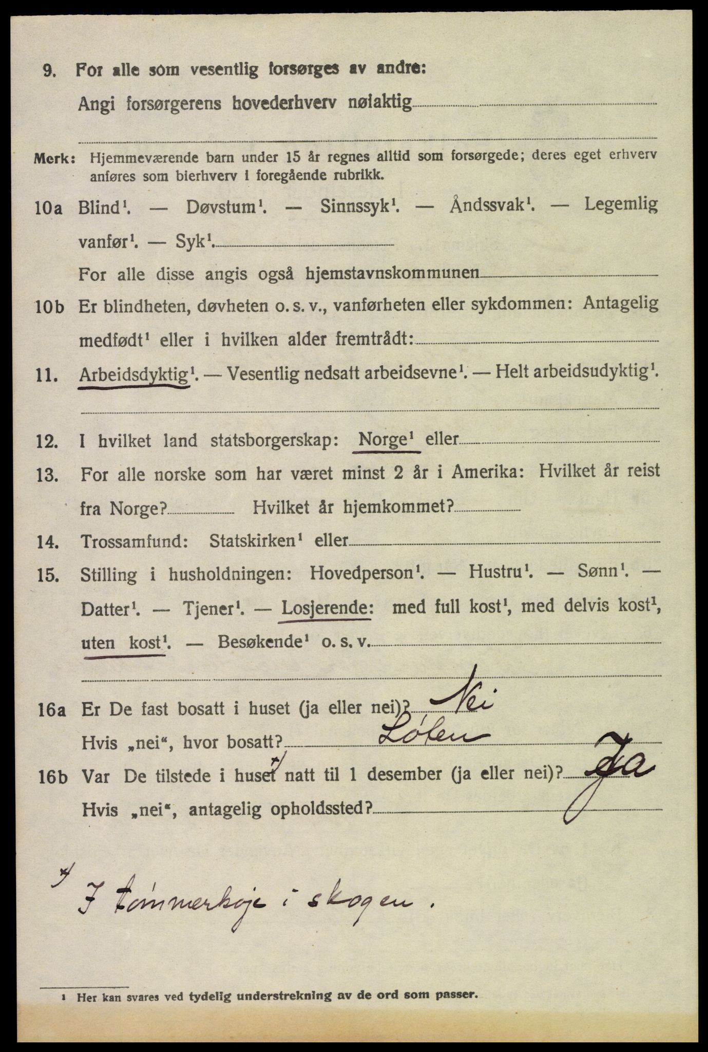 SAH, 1920 census for Stor-Elvdal, 1920, p. 4407