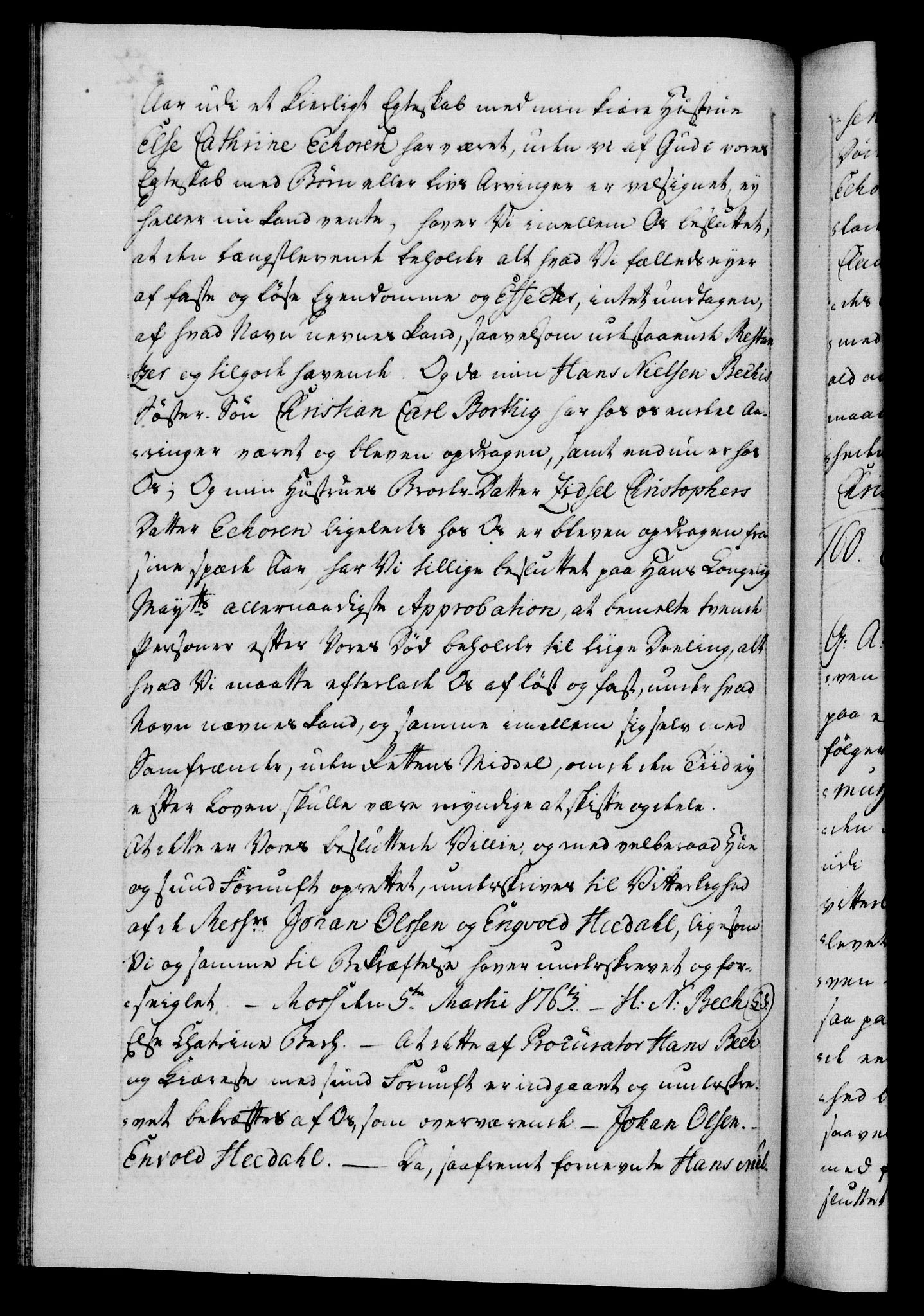 Danske Kanselli 1572-1799, AV/RA-EA-3023/F/Fc/Fca/Fcaa/L0042: Norske registre, 1763-1766, p. 52b