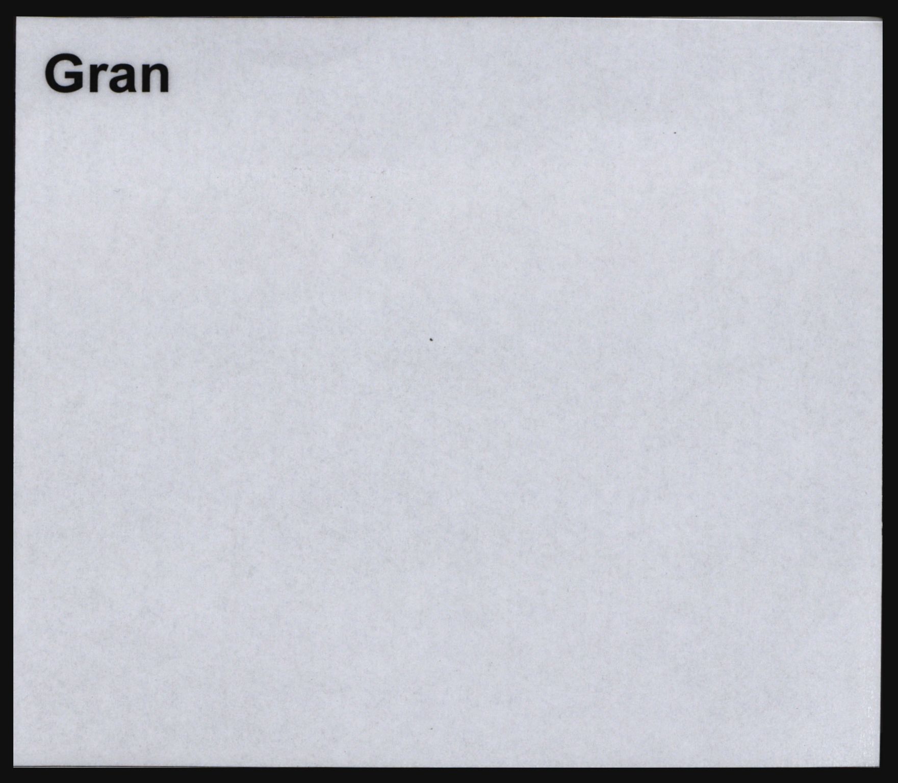 Norges Brannkasse, Gran, SAH/NBRANG-050, p. 1