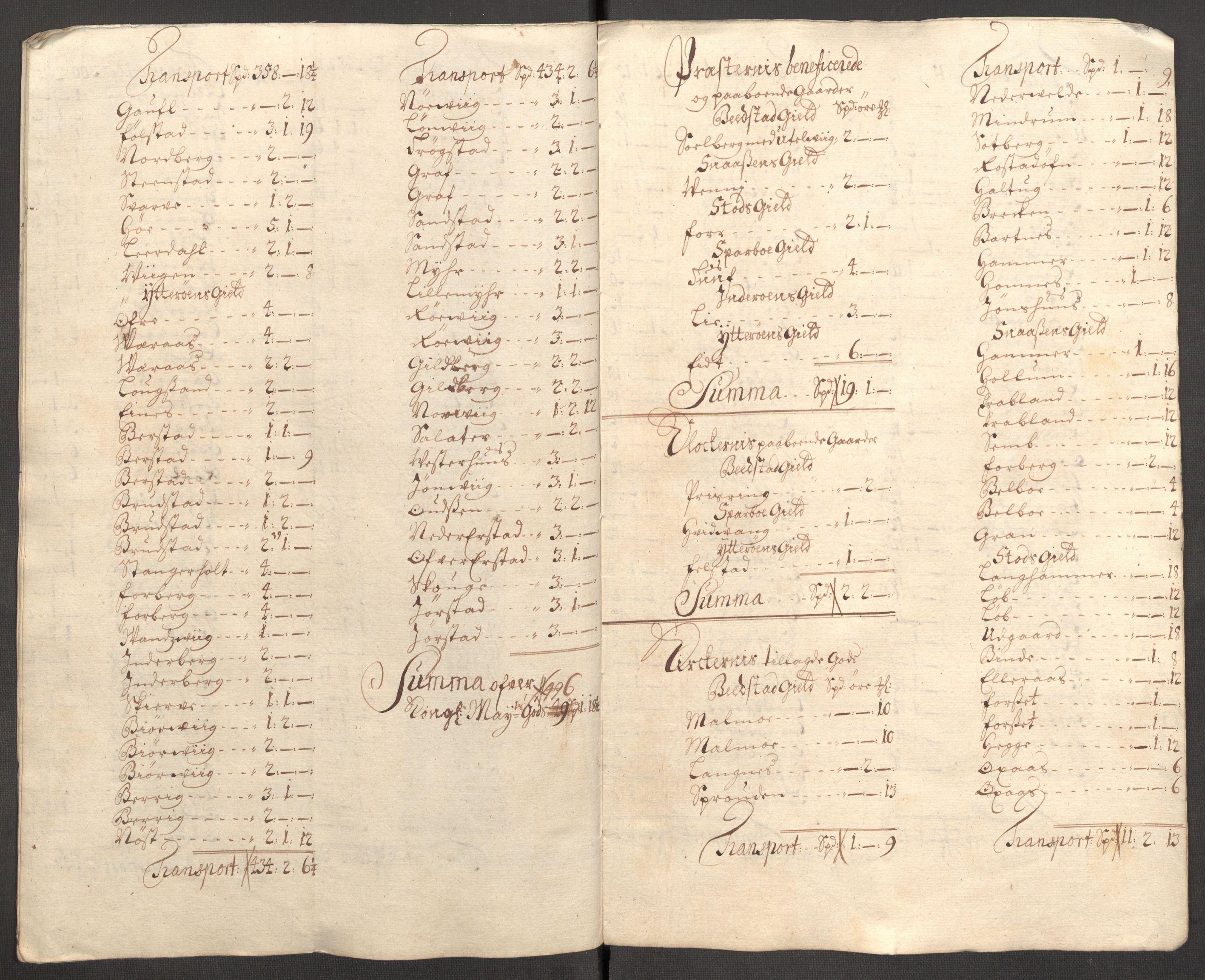 Rentekammeret inntil 1814, Reviderte regnskaper, Fogderegnskap, RA/EA-4092/R63/L4315: Fogderegnskap Inderøy, 1706-1707, p. 245