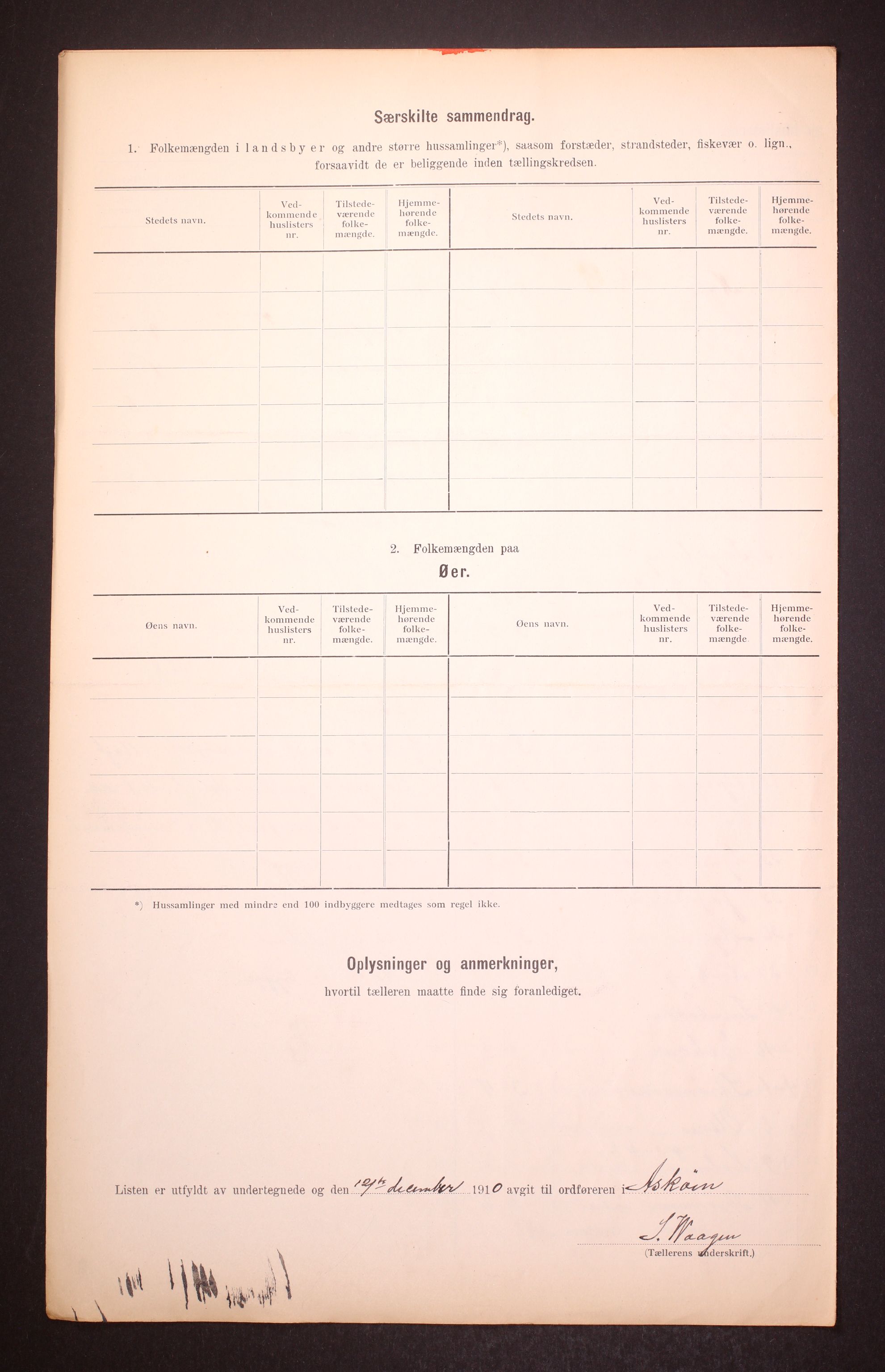 RA, 1910 census for Askøy, 1910, p. 6