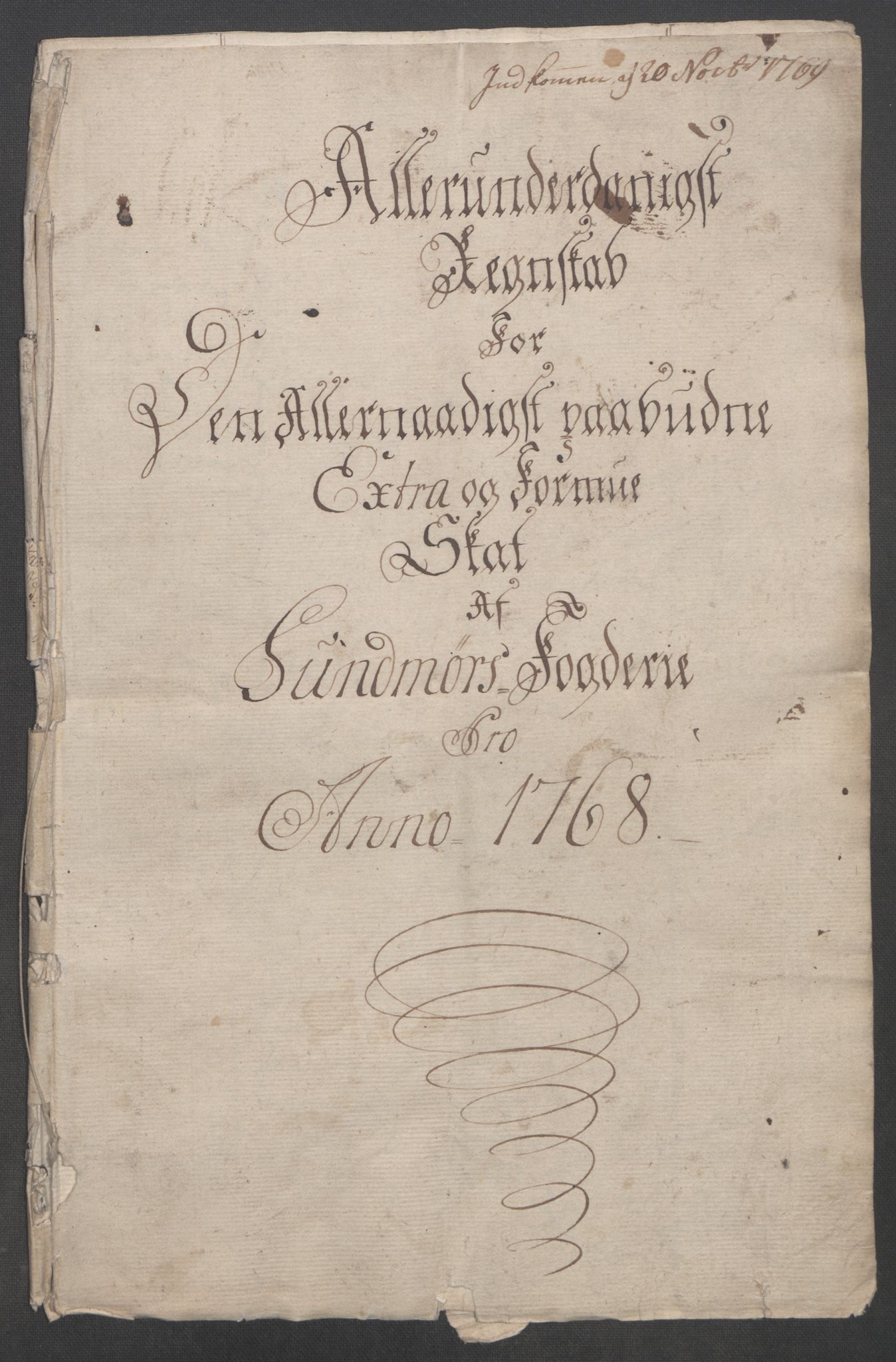 Rentekammeret inntil 1814, Reviderte regnskaper, Fogderegnskap, RA/EA-4092/R54/L3645: Ekstraskatten Sunnmøre, 1762-1772, p. 111