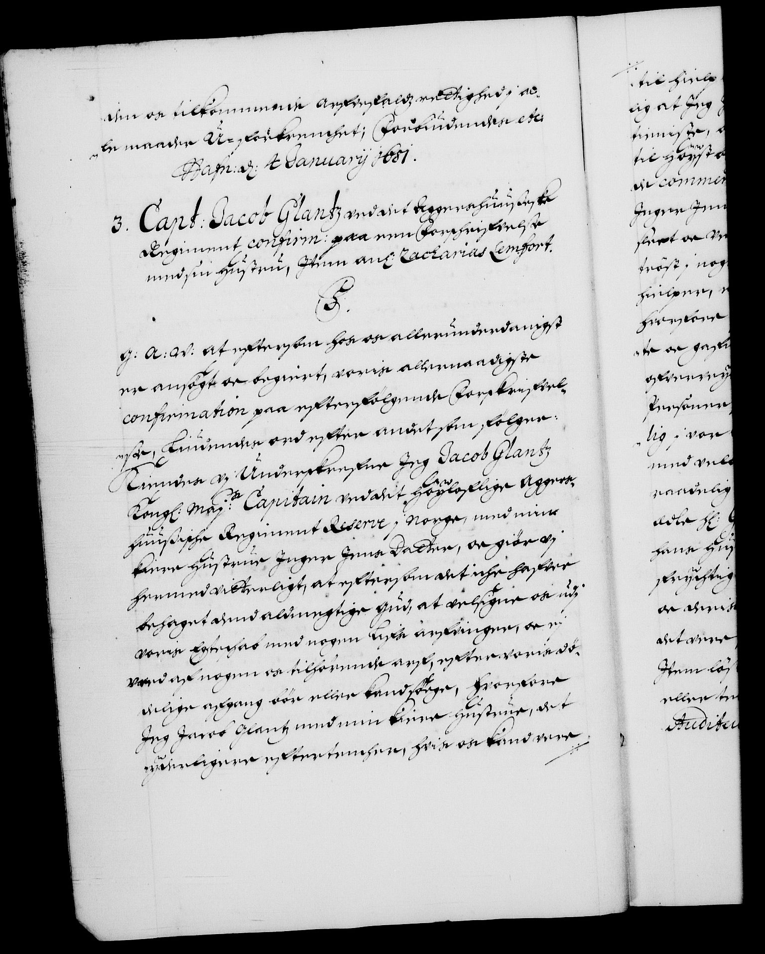 Danske Kanselli 1572-1799, AV/RA-EA-3023/F/Fc/Fca/Fcaa/L0013: Norske registre (mikrofilm), 1681-1684, p. 4b