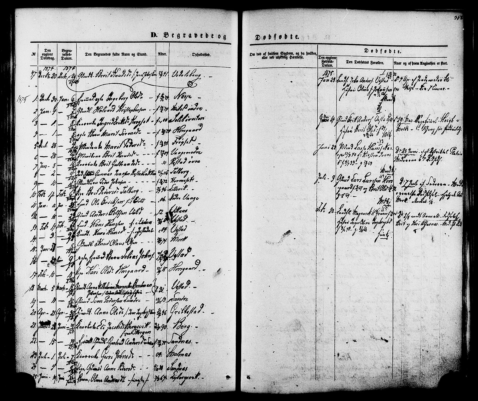 Ministerialprotokoller, klokkerbøker og fødselsregistre - Møre og Romsdal, AV/SAT-A-1454/547/L0603: Parish register (official) no. 547A05, 1846-1877, p. 352