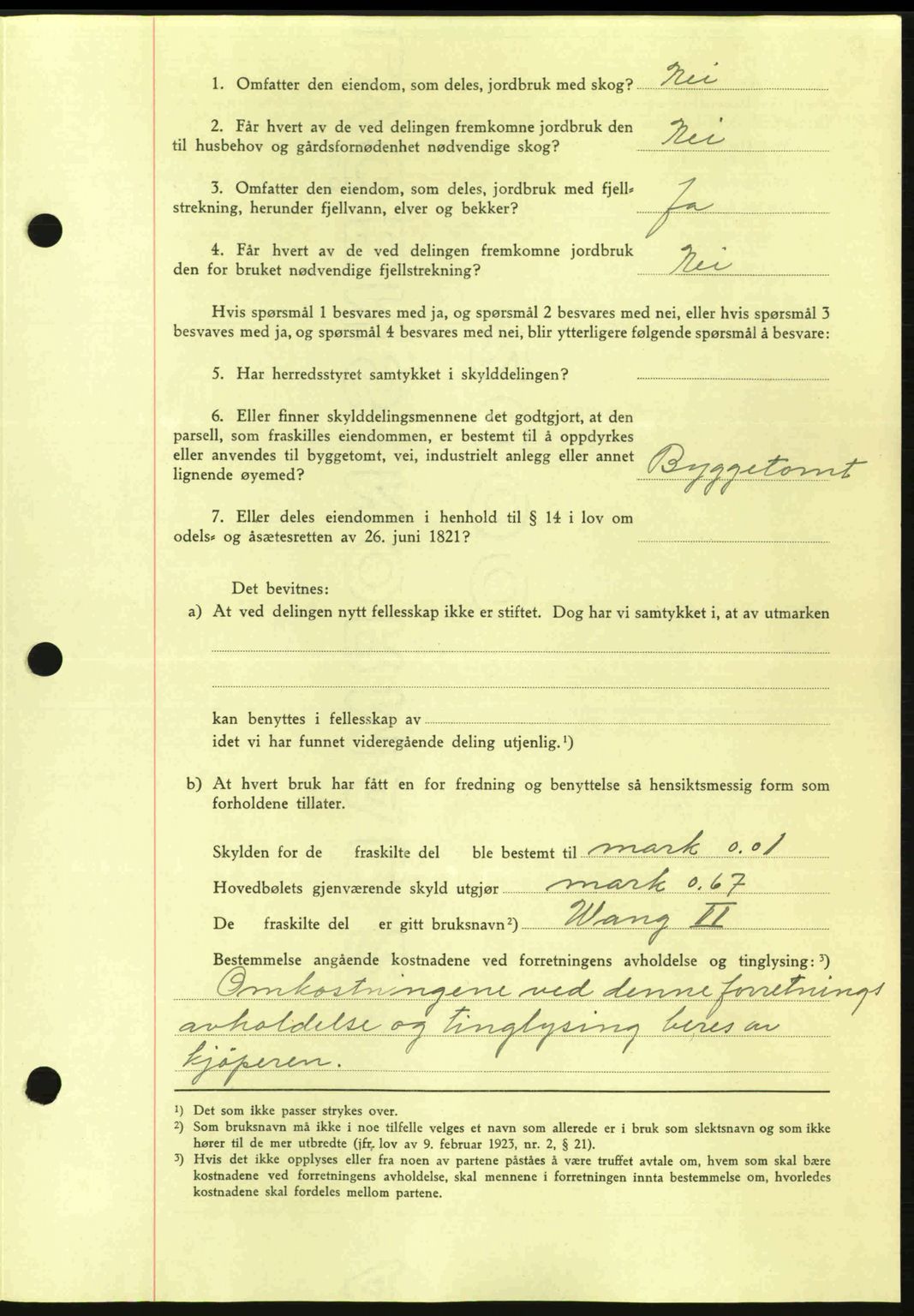 Nordmøre sorenskriveri, AV/SAT-A-4132/1/2/2Ca: Mortgage book no. A98, 1944-1944, Diary no: : 2191/1944