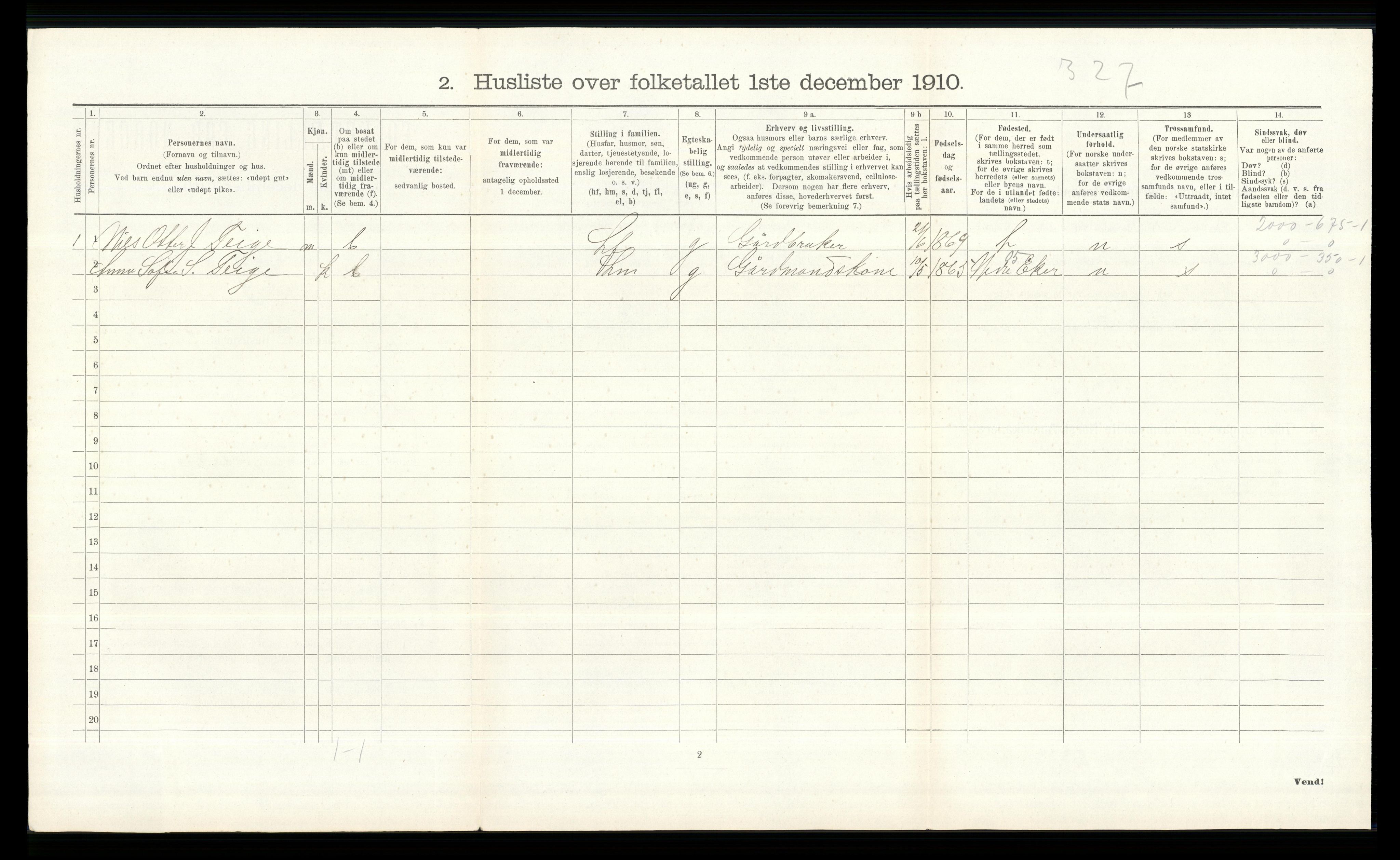 RA, 1910 census for Øvre Eiker, 1910, p. 214