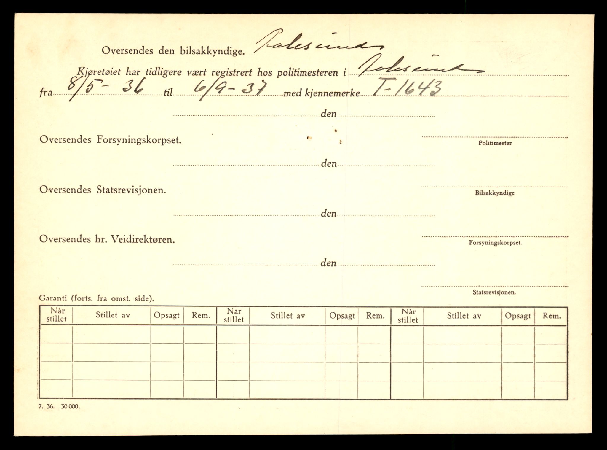 Møre og Romsdal vegkontor - Ålesund trafikkstasjon, AV/SAT-A-4099/F/Fe/L0011: Registreringskort for kjøretøy T 1170 - T 1289, 1927-1998, p. 2510