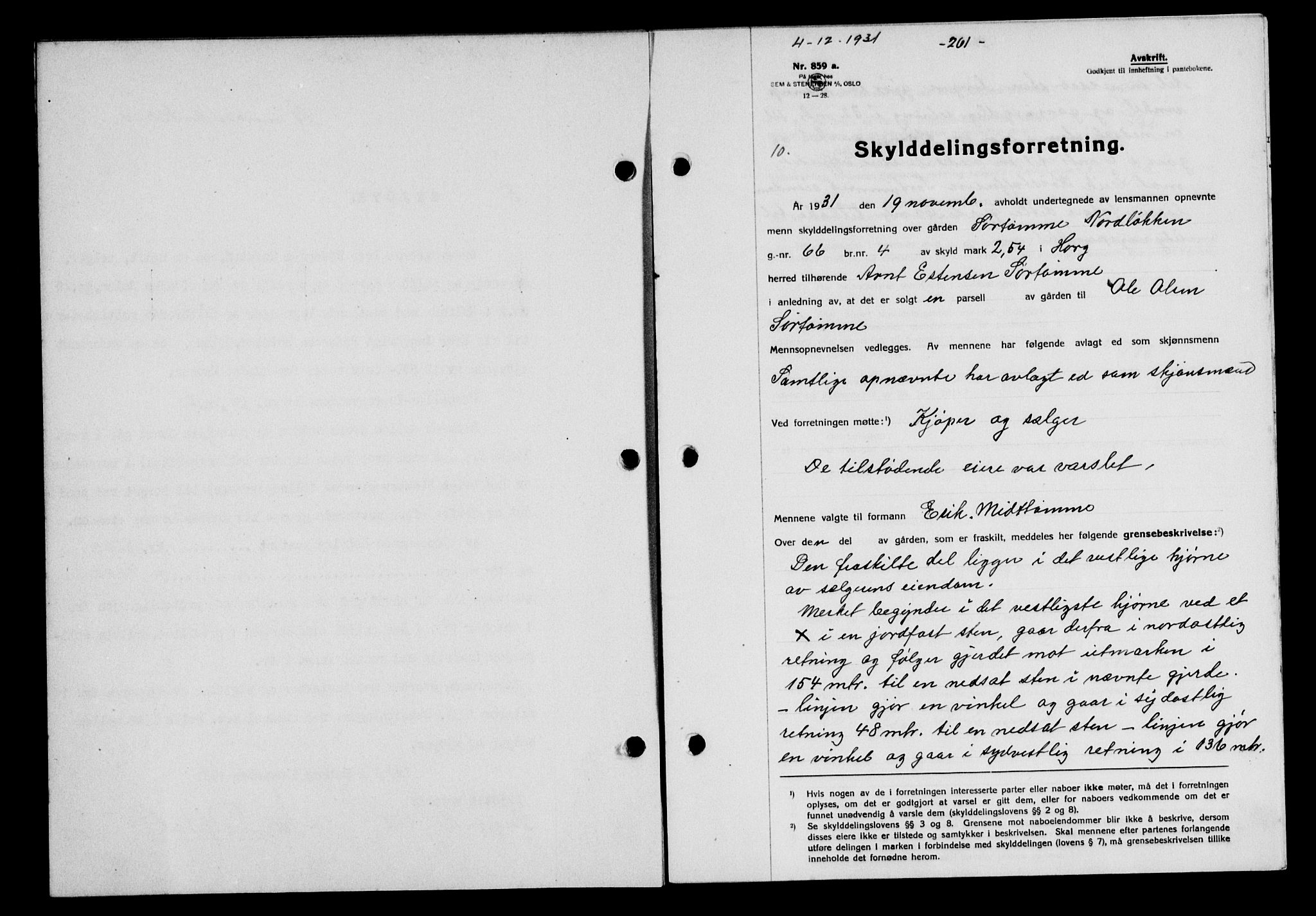 Gauldal sorenskriveri, SAT/A-0014/1/2/2C/L0041: Mortgage book no. 42-43, 1930-1931, Deed date: 04.12.1937