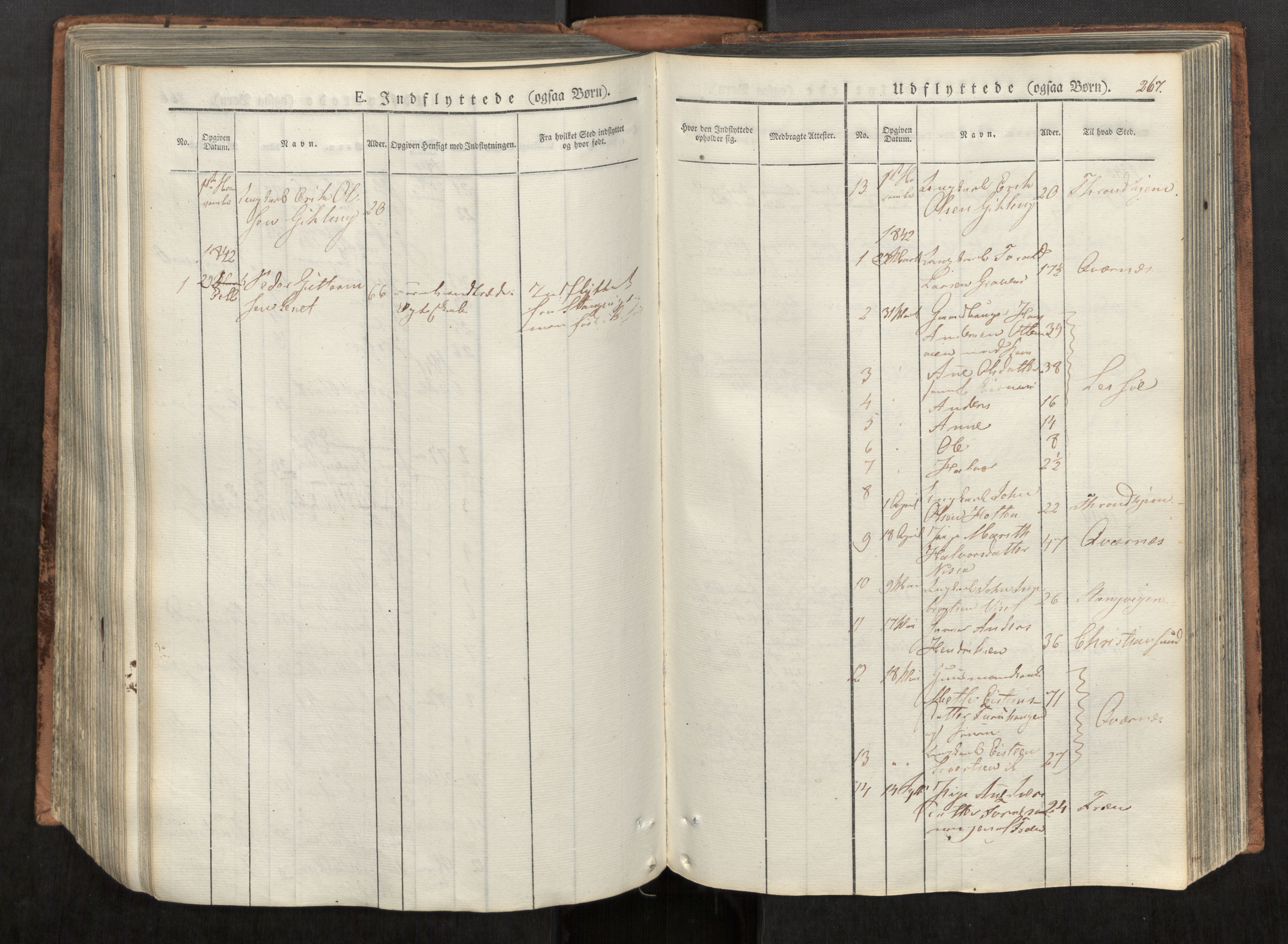 Ministerialprotokoller, klokkerbøker og fødselsregistre - Møre og Romsdal, SAT/A-1454/590/L1012: Parish register (official) no. 590A04, 1832-1846, p. 267