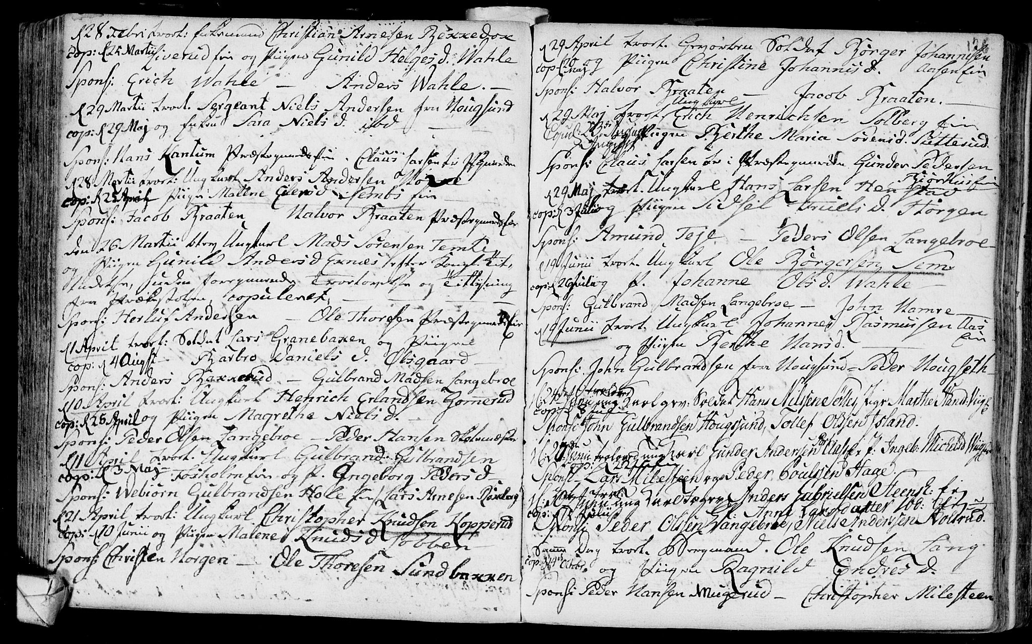 Eiker kirkebøker, AV/SAKO-A-4/F/Fa/L0007: Parish register (official) no. I 7 /1, 1733-1808, p. 126