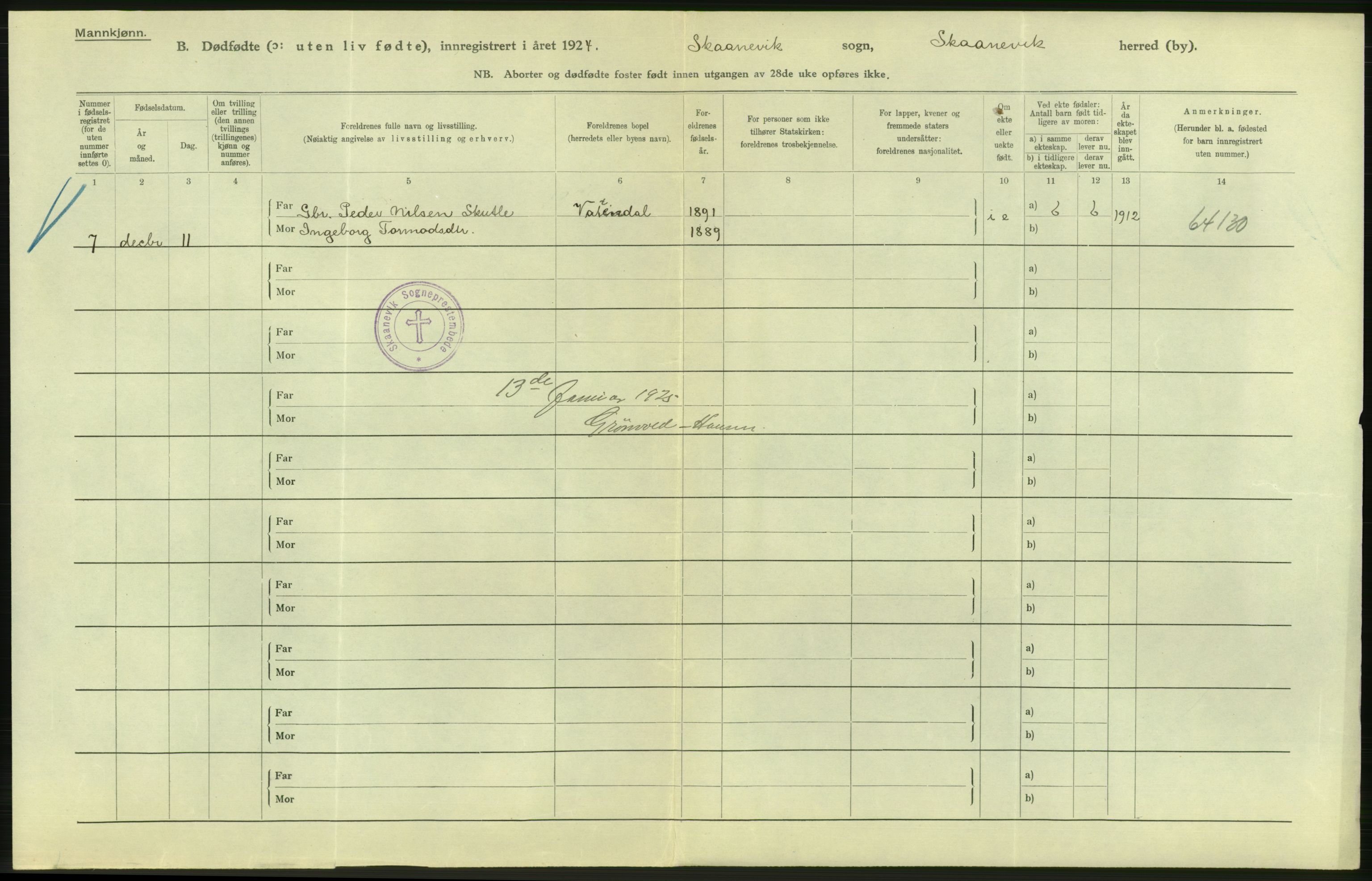 Statistisk sentralbyrå, Sosiodemografiske emner, Befolkning, RA/S-2228/D/Df/Dfc/Dfcd/L0026: Hordaland fylke: Gifte, døde, dødfødte. Bygder., 1924, p. 770