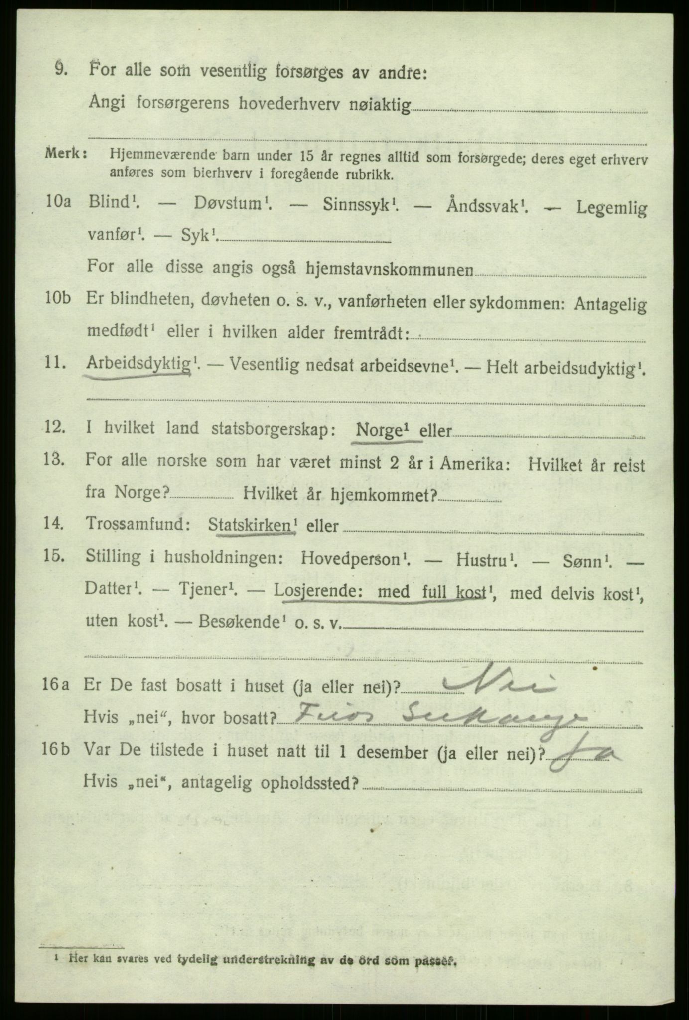 SAB, 1920 census for Kyrkjebø, 1920, p. 5710