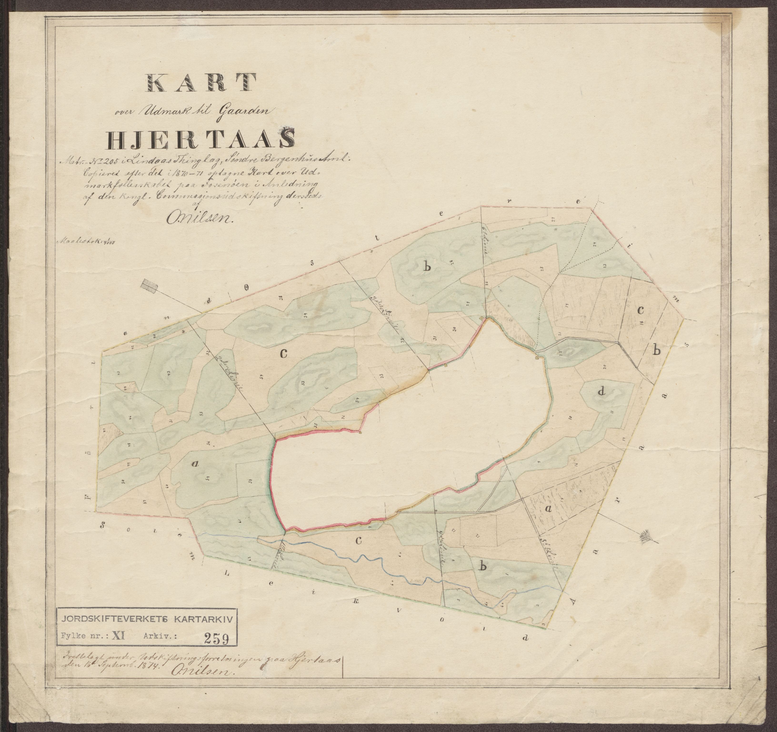 Jordskifteverkets kartarkiv, RA/S-3929/T, 1859-1988, p. 361
