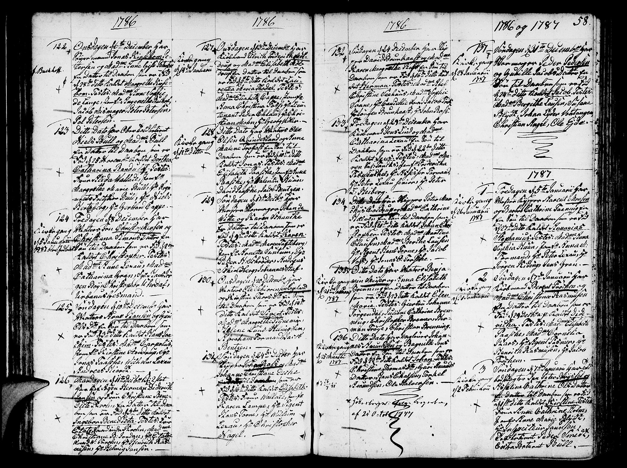 Nykirken Sokneprestembete, SAB/A-77101/H/Haa/L0005: Parish register (official) no. A 5, 1775-1808, p. 58
