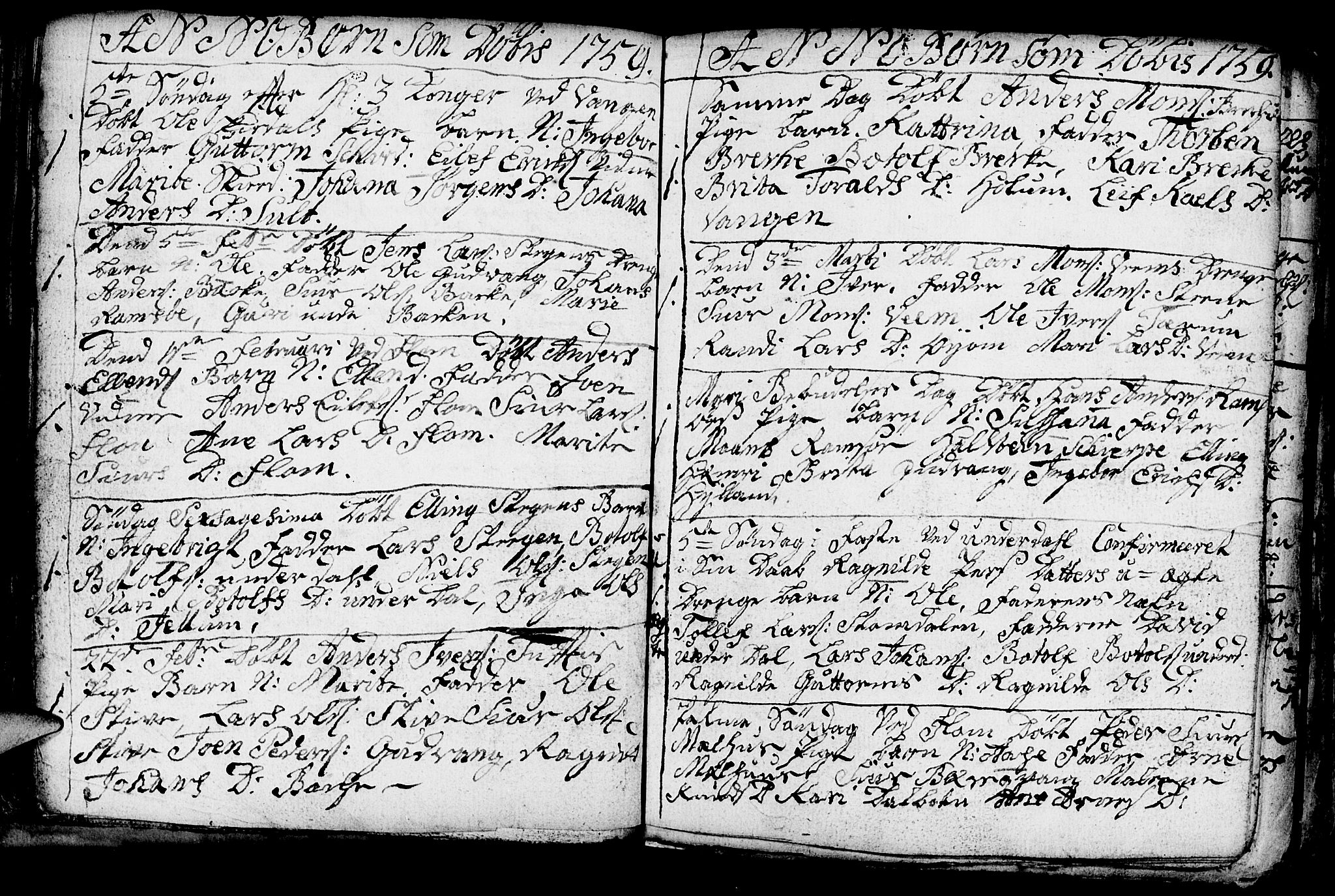 Aurland sokneprestembete, AV/SAB-A-99937/H/Ha/Haa/L0003: Parish register (official) no. A 3, 1735-1761, p. 98