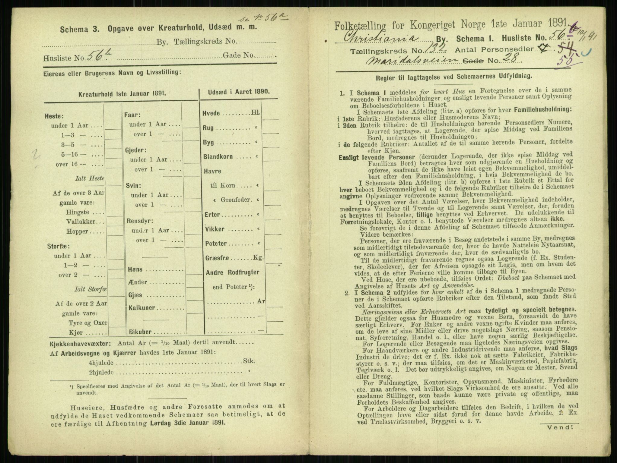 RA, 1891 census for 0301 Kristiania, 1891, p. 71557