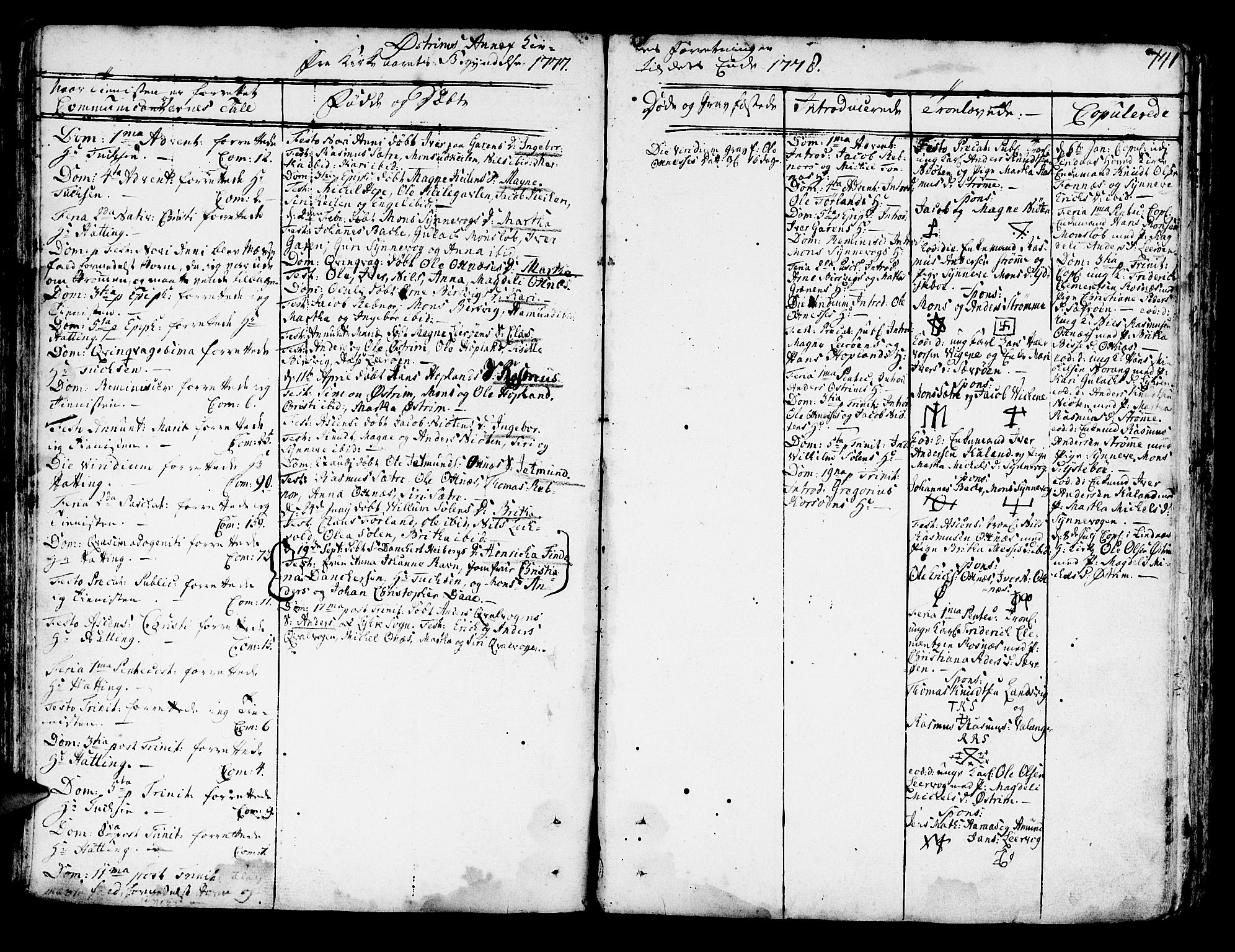 Lindås Sokneprestembete, AV/SAB-A-76701/H/Haa/Haaa/L0004: Parish register (official) no. A 4, 1764-1791, p. 141