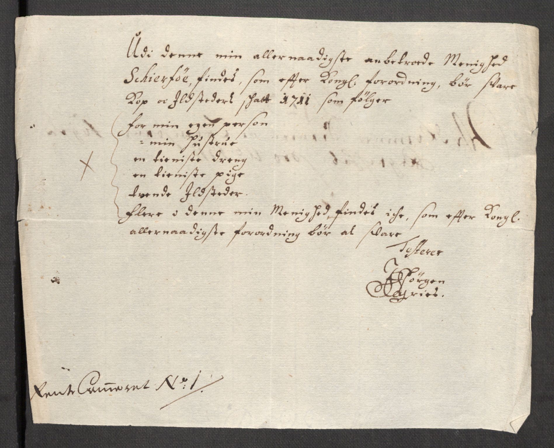 Rentekammeret inntil 1814, Reviderte regnskaper, Fogderegnskap, AV/RA-EA-4092/R68/L4758: Fogderegnskap Senja og Troms, 1711-1712, p. 248