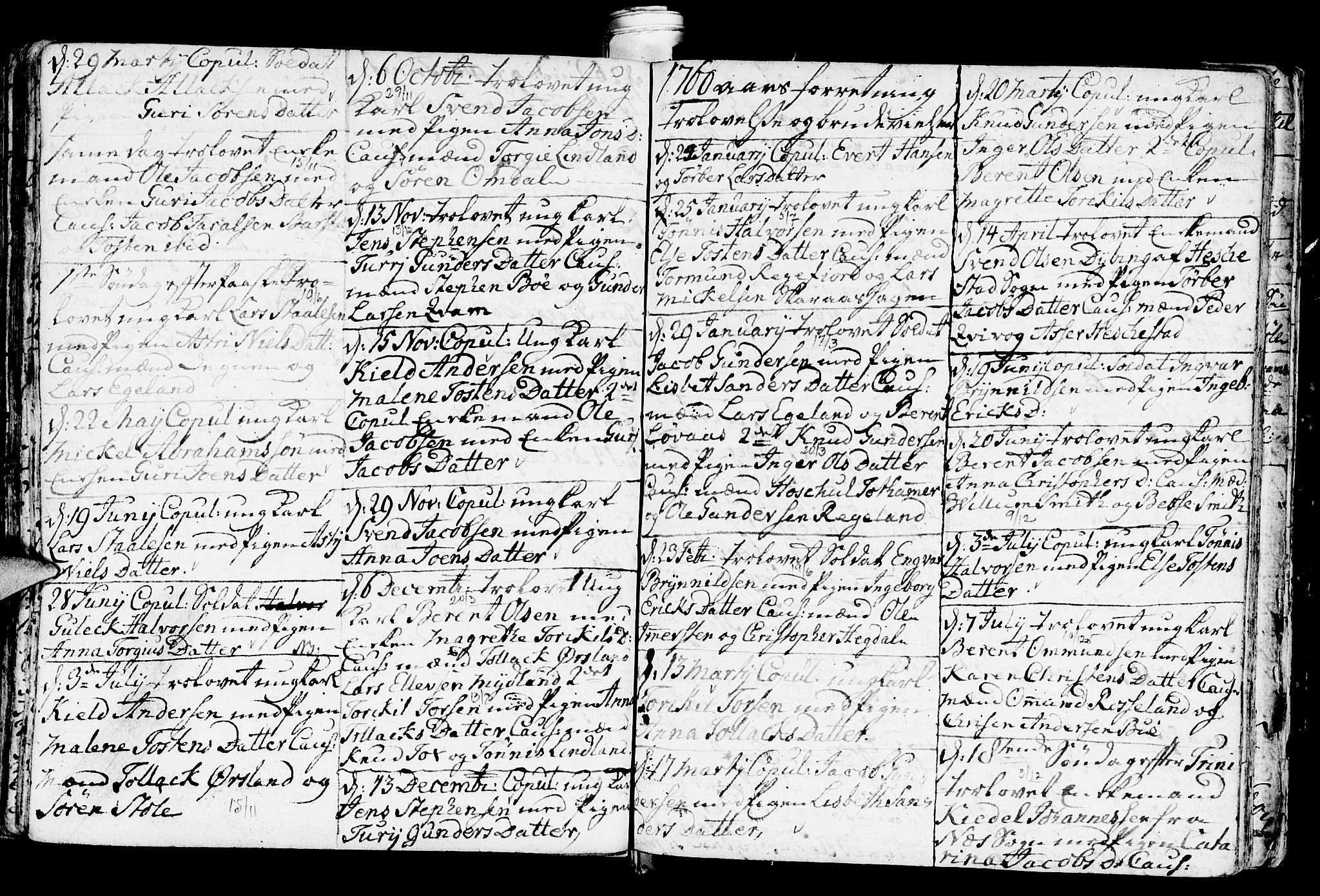 Sokndal sokneprestkontor, AV/SAST-A-101808: Parish register (official) no. A 3, 1740-1806