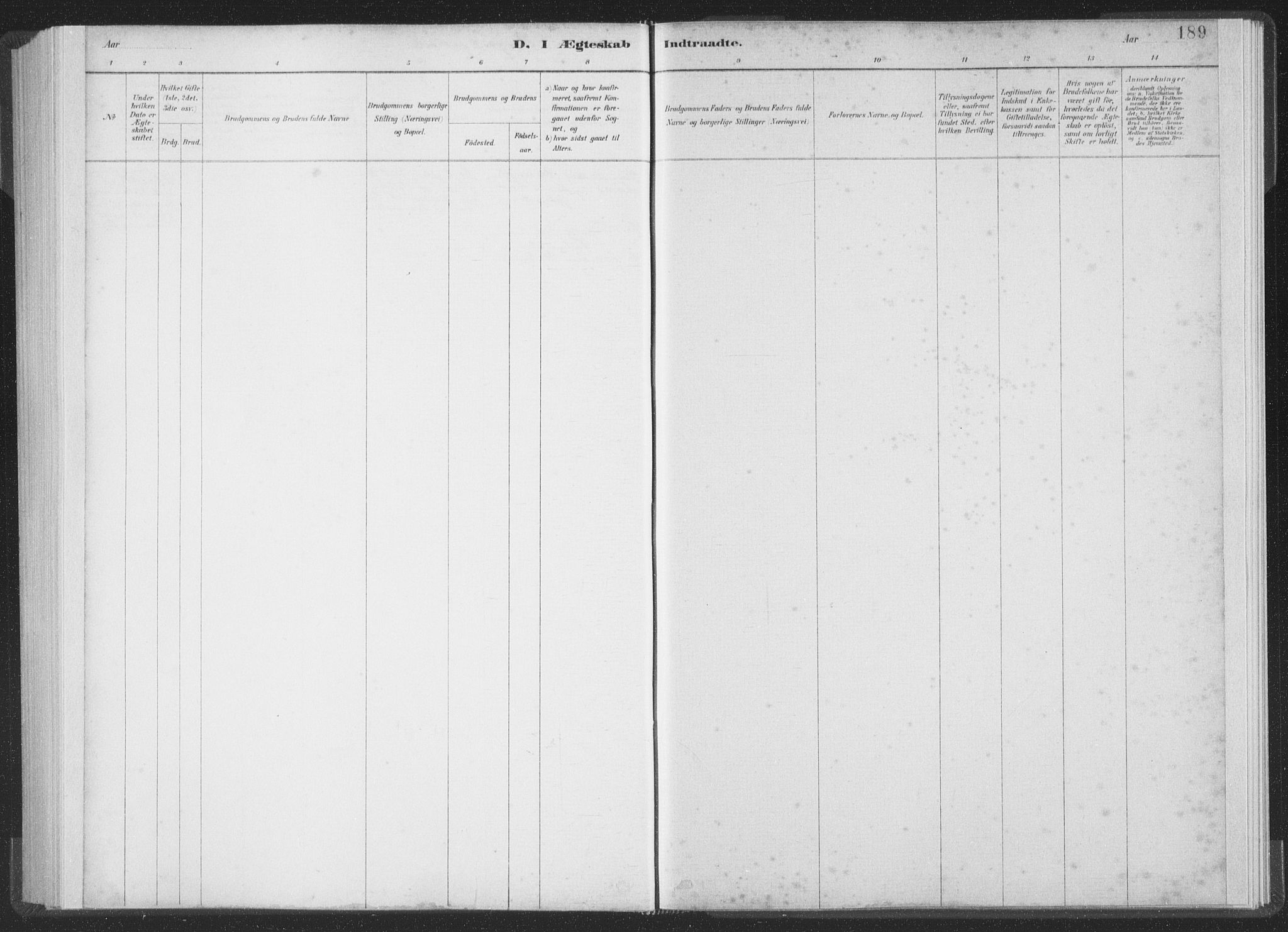 Ministerialprotokoller, klokkerbøker og fødselsregistre - Møre og Romsdal, AV/SAT-A-1454/502/L0025: Parish register (official) no. 502A03, 1885-1909, p. 189