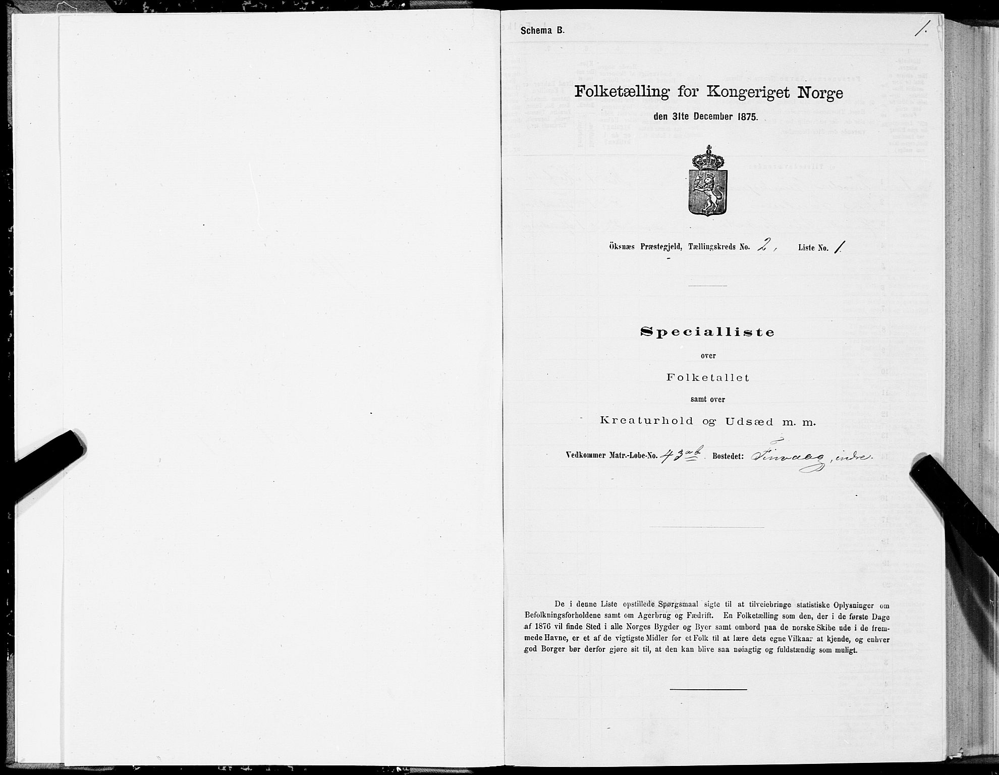 SAT, 1875 census for 1868P Øksnes, 1875, p. 2001