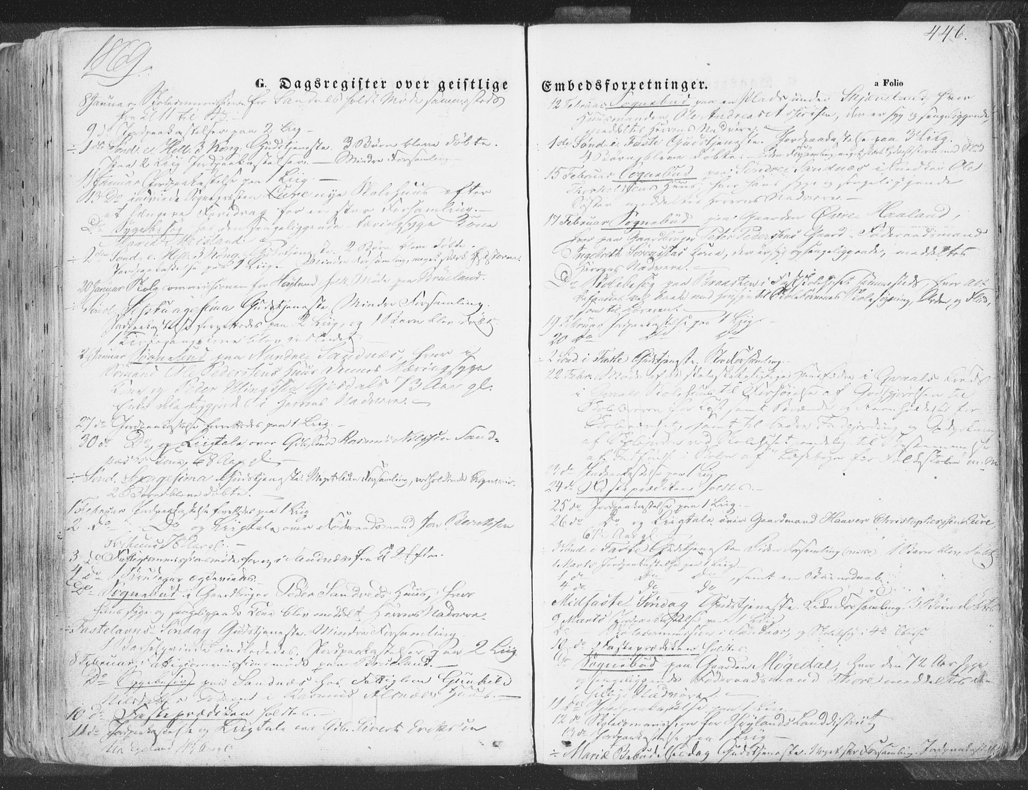 Høyland sokneprestkontor, AV/SAST-A-101799/001/30BA/L0009: Parish register (official) no. A 9.2, 1857-1877, p. 446
