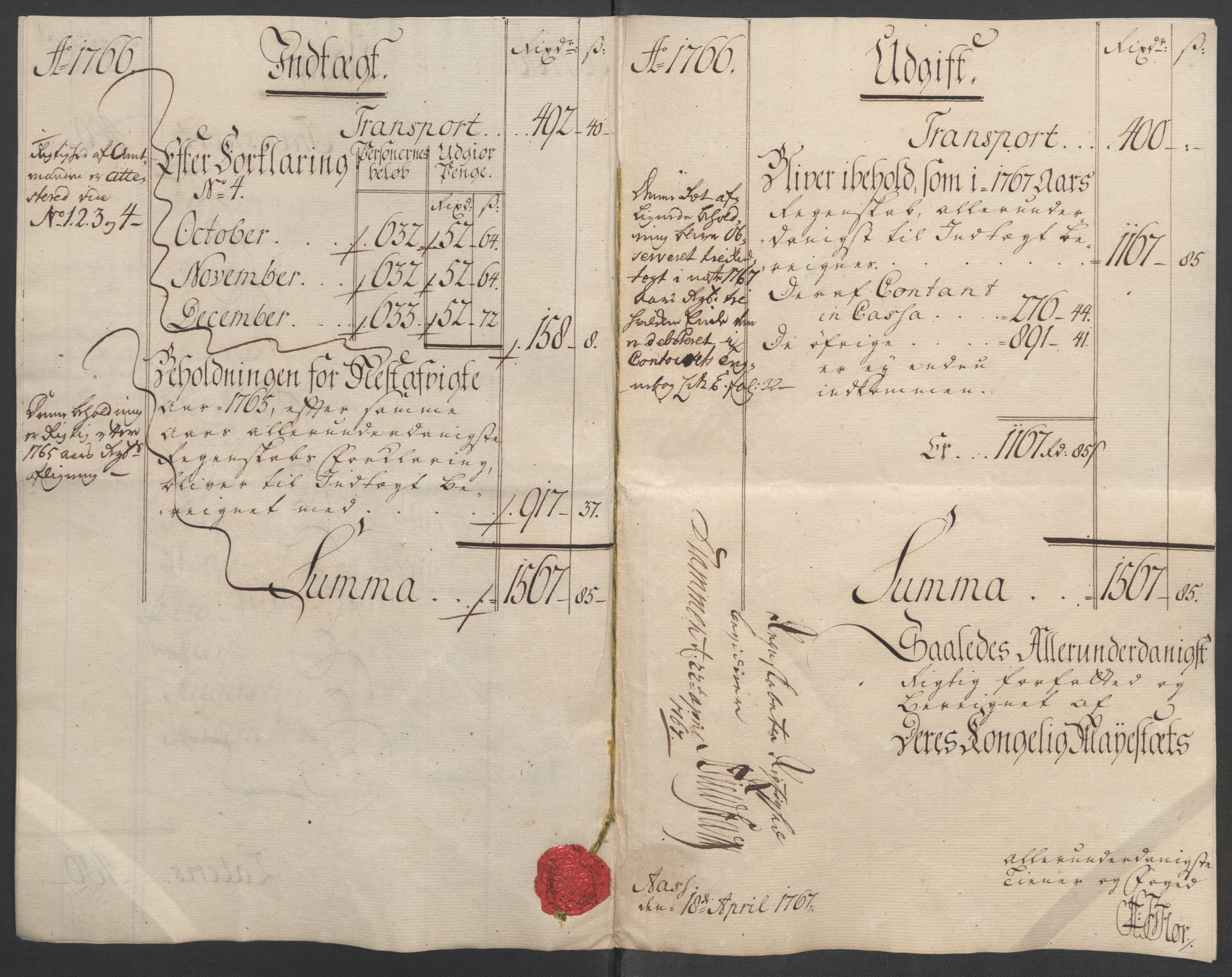 Rentekammeret inntil 1814, Reviderte regnskaper, Fogderegnskap, AV/RA-EA-4092/R24/L1672: Ekstraskatten Numedal og Sandsvær, 1762-1767, p. 293