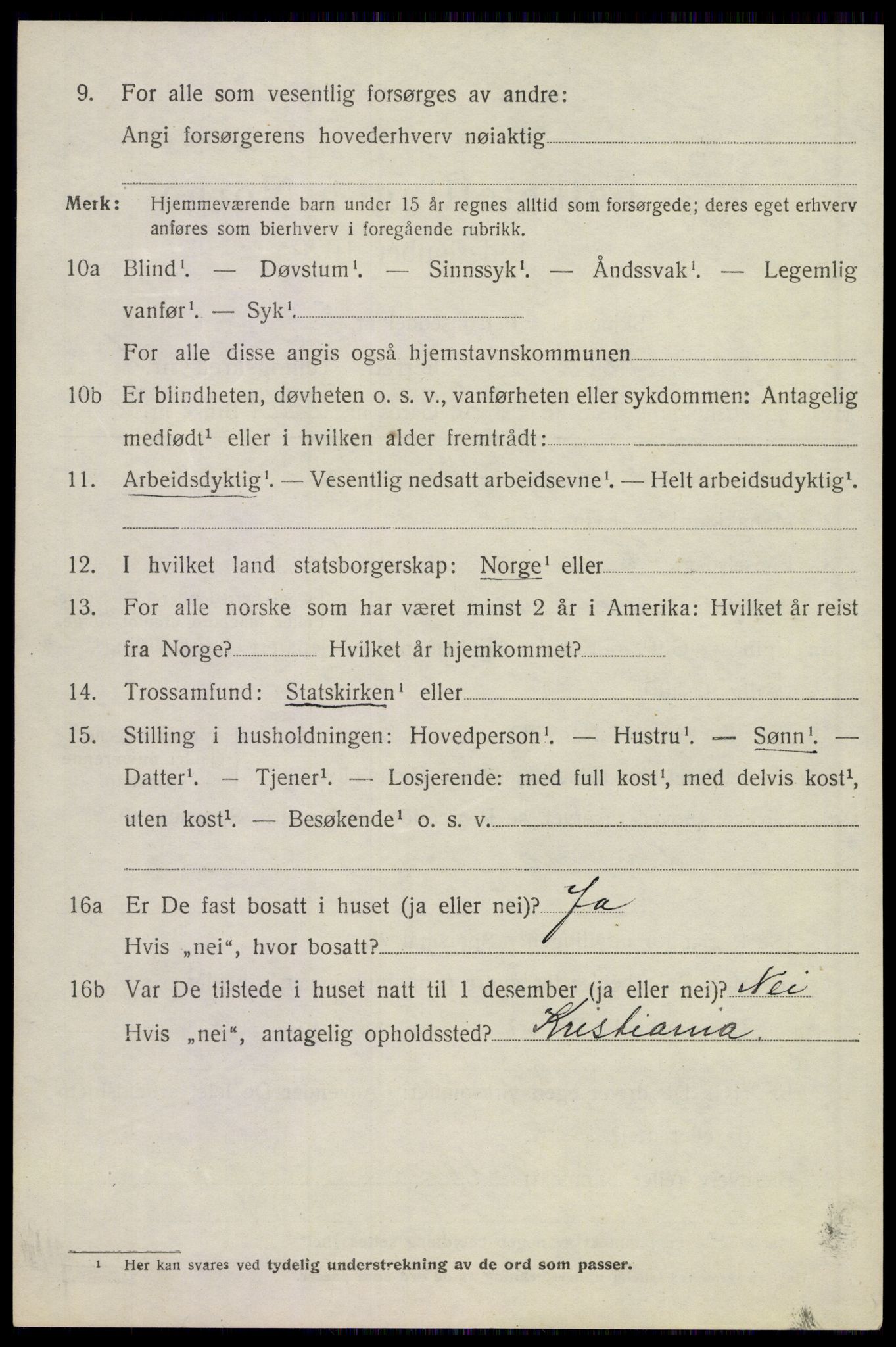 SAKO, 1920 census for Sandeherred, 1920, p. 22899