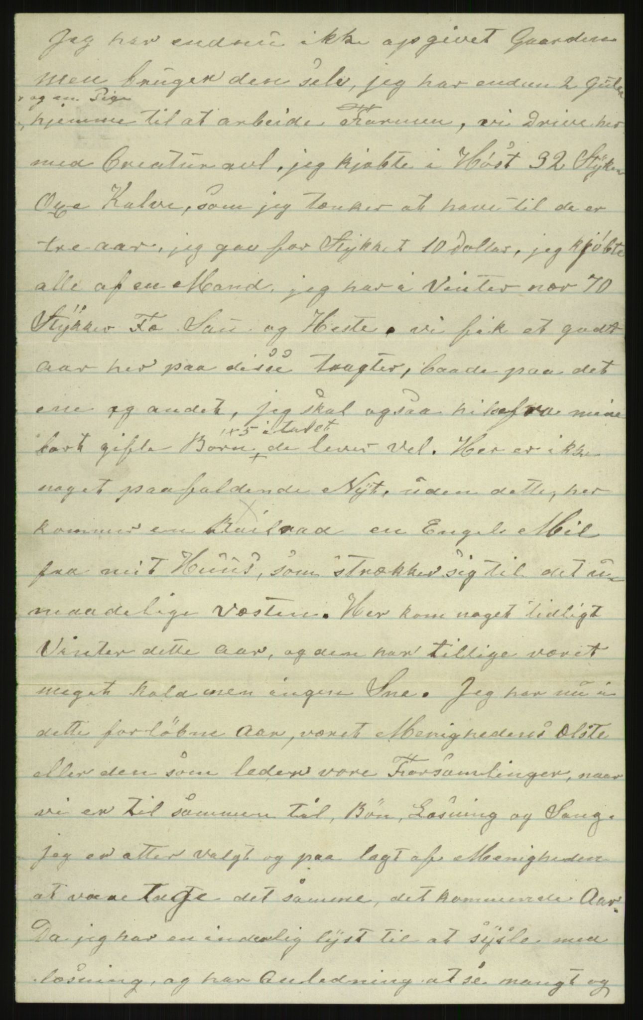 Samlinger til kildeutgivelse, Amerikabrevene, AV/RA-EA-4057/F/L0019: Innlån fra Buskerud: Fonnem - Kristoffersen, 1838-1914, p. 597