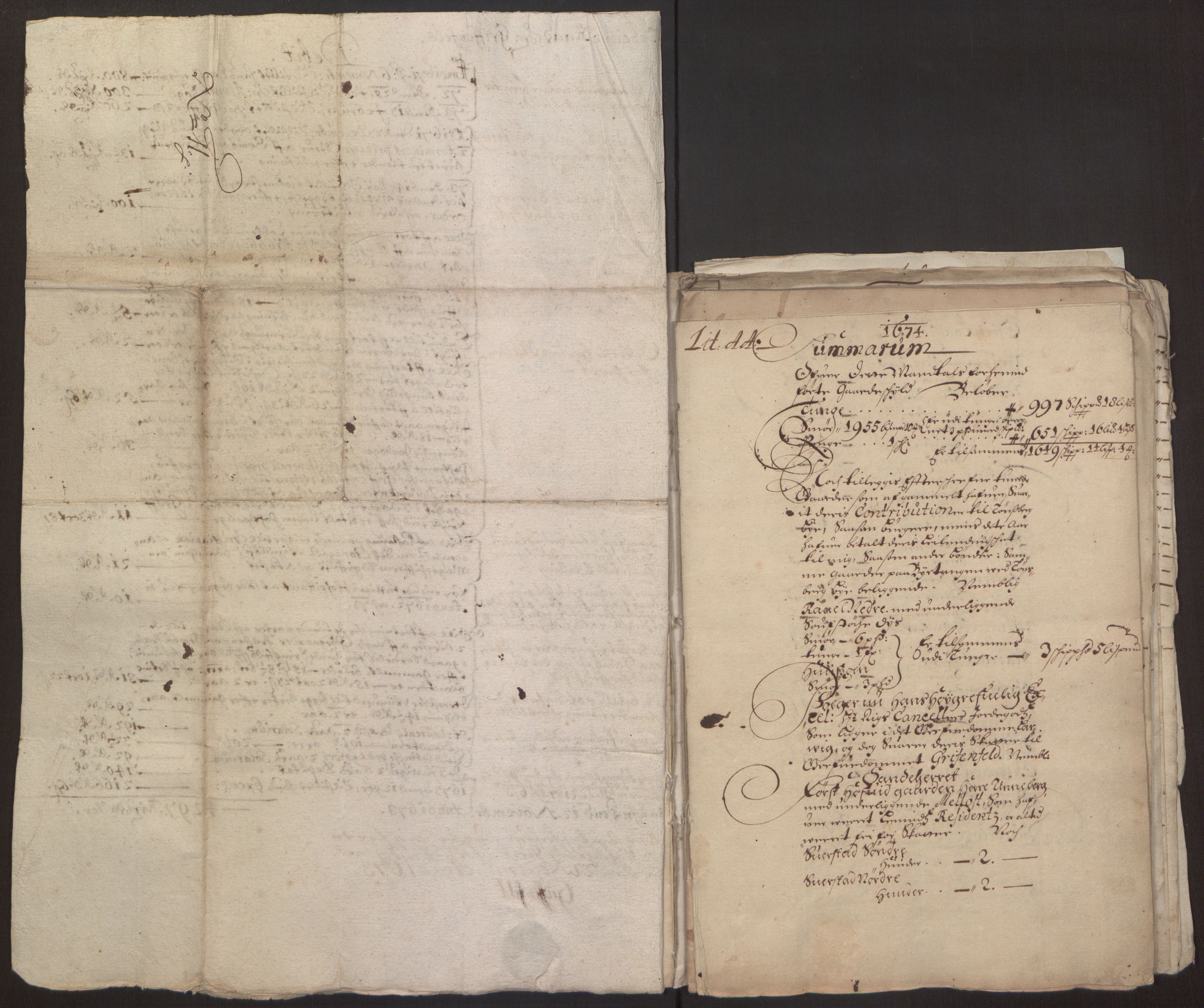 Rentekammeret inntil 1814, Reviderte regnskaper, Fogderegnskap, RA/EA-4092/R32/L1843: Fogderegnskap Jarlsberg grevskap, 1674-1675, p. 37