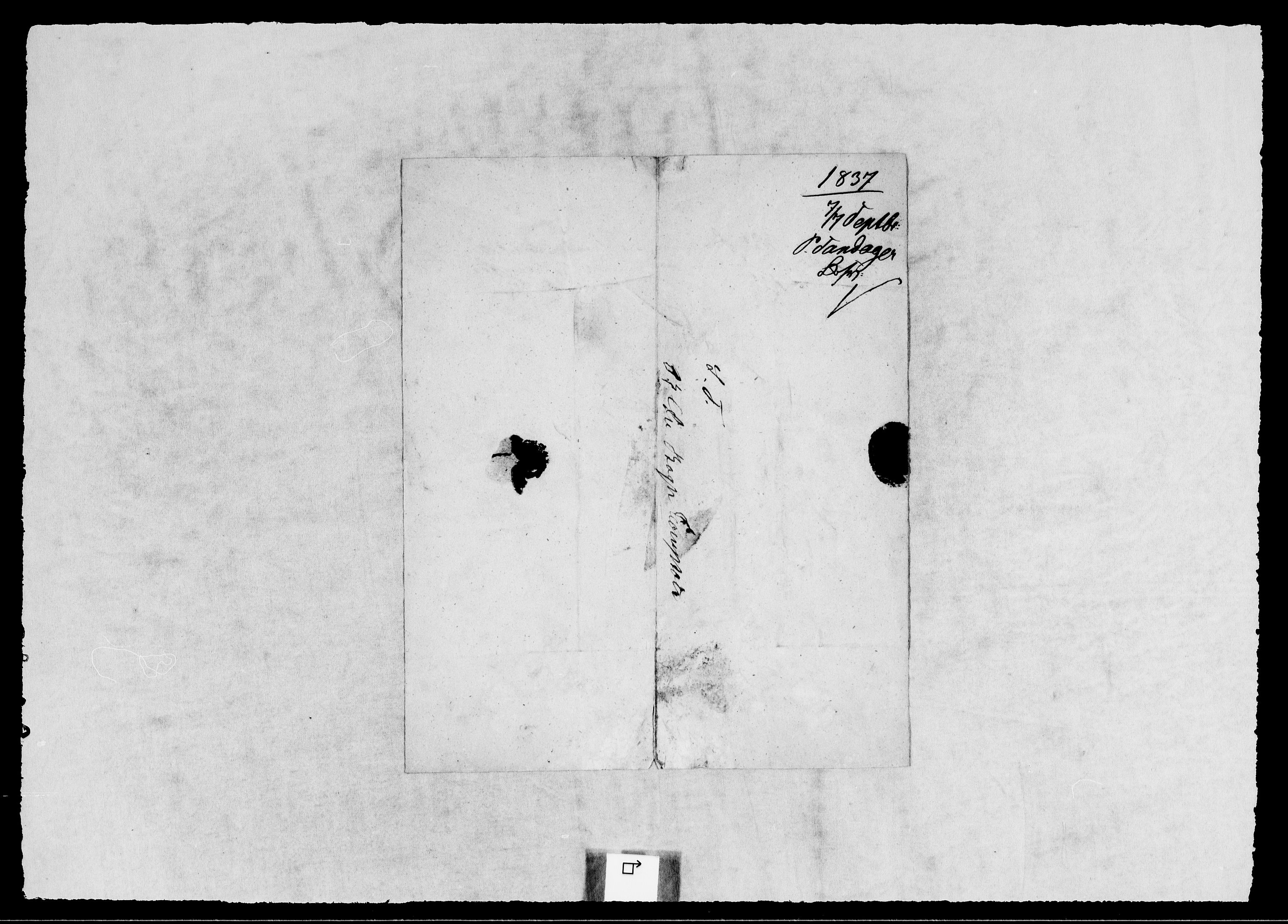 Modums Blaafarveværk, RA/PA-0157/G/Gb/L0118/0001: -- / Innkomne brev H - W, 1836-1837, p. 2