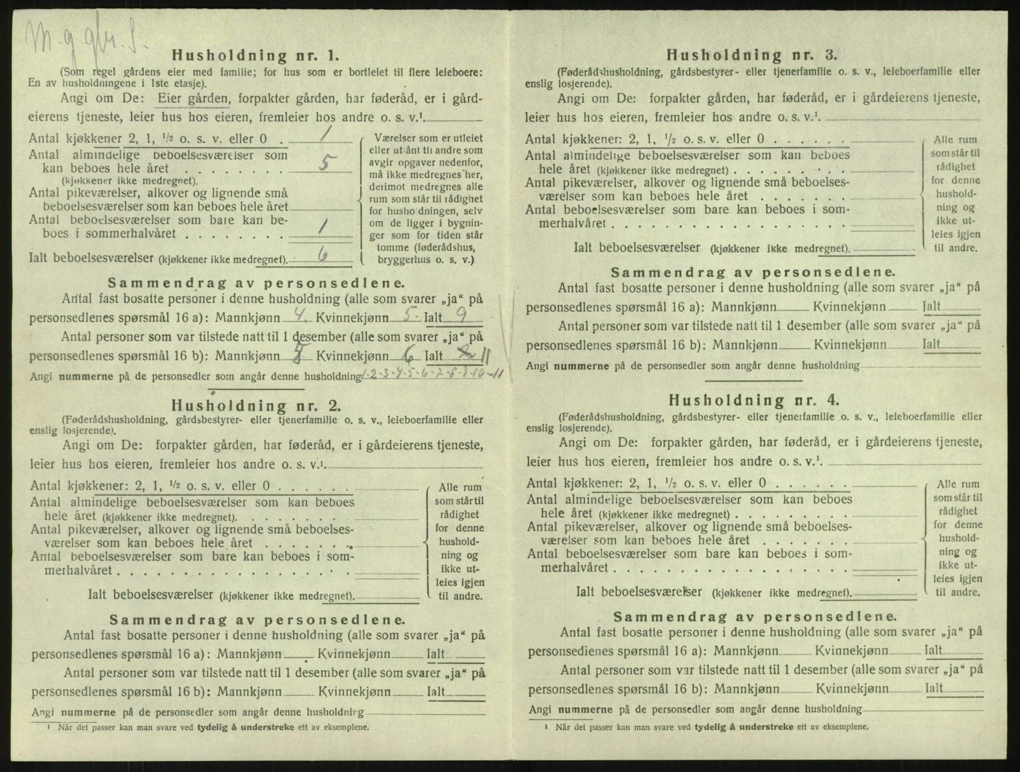 SAK, 1920 census for Søndeled, 1920, p. 574