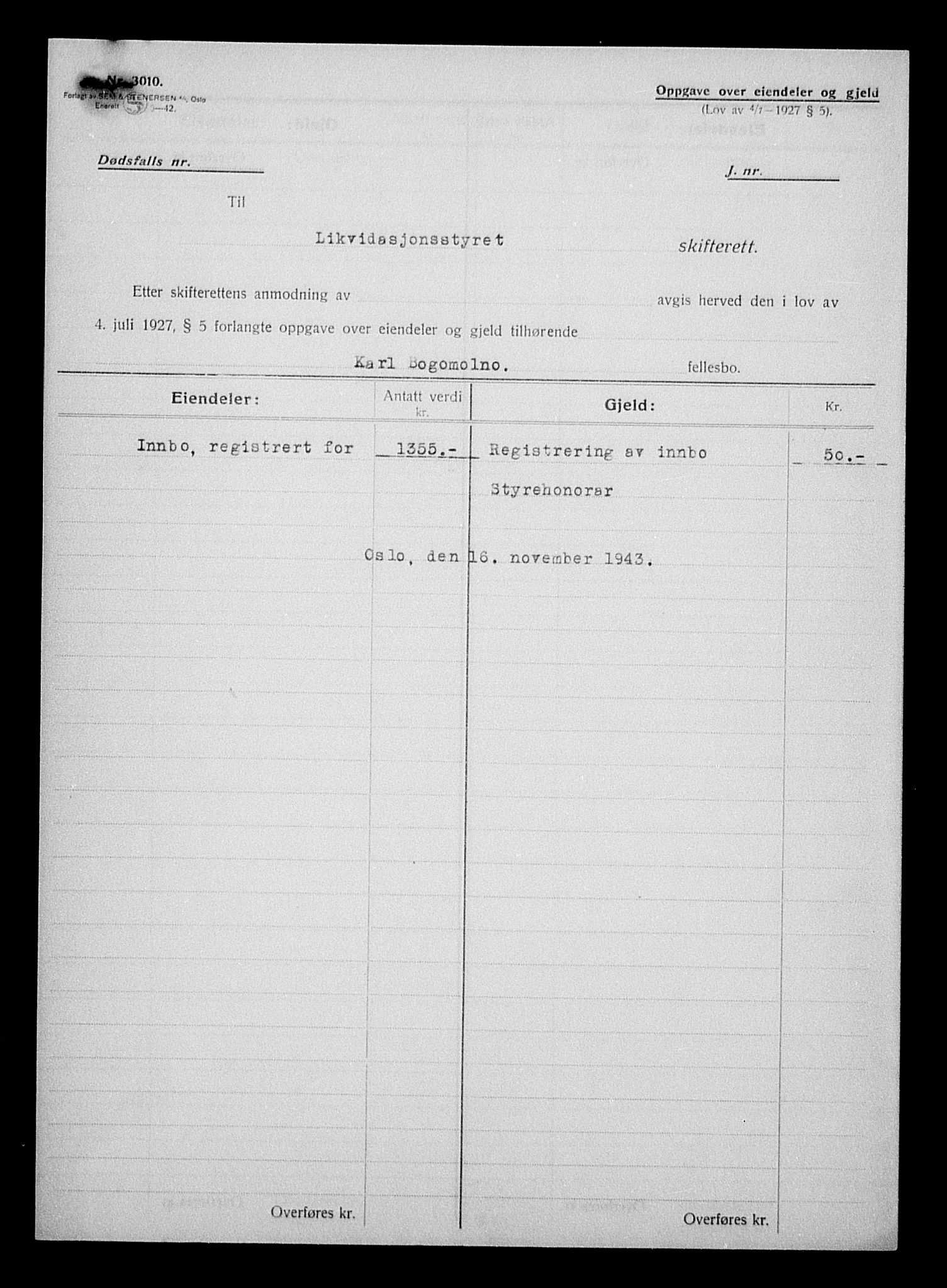 Justisdepartementet, Tilbakeføringskontoret for inndratte formuer, AV/RA-S-1564/H/Hc/Hcc/L0927: --, 1945-1947, p. 331