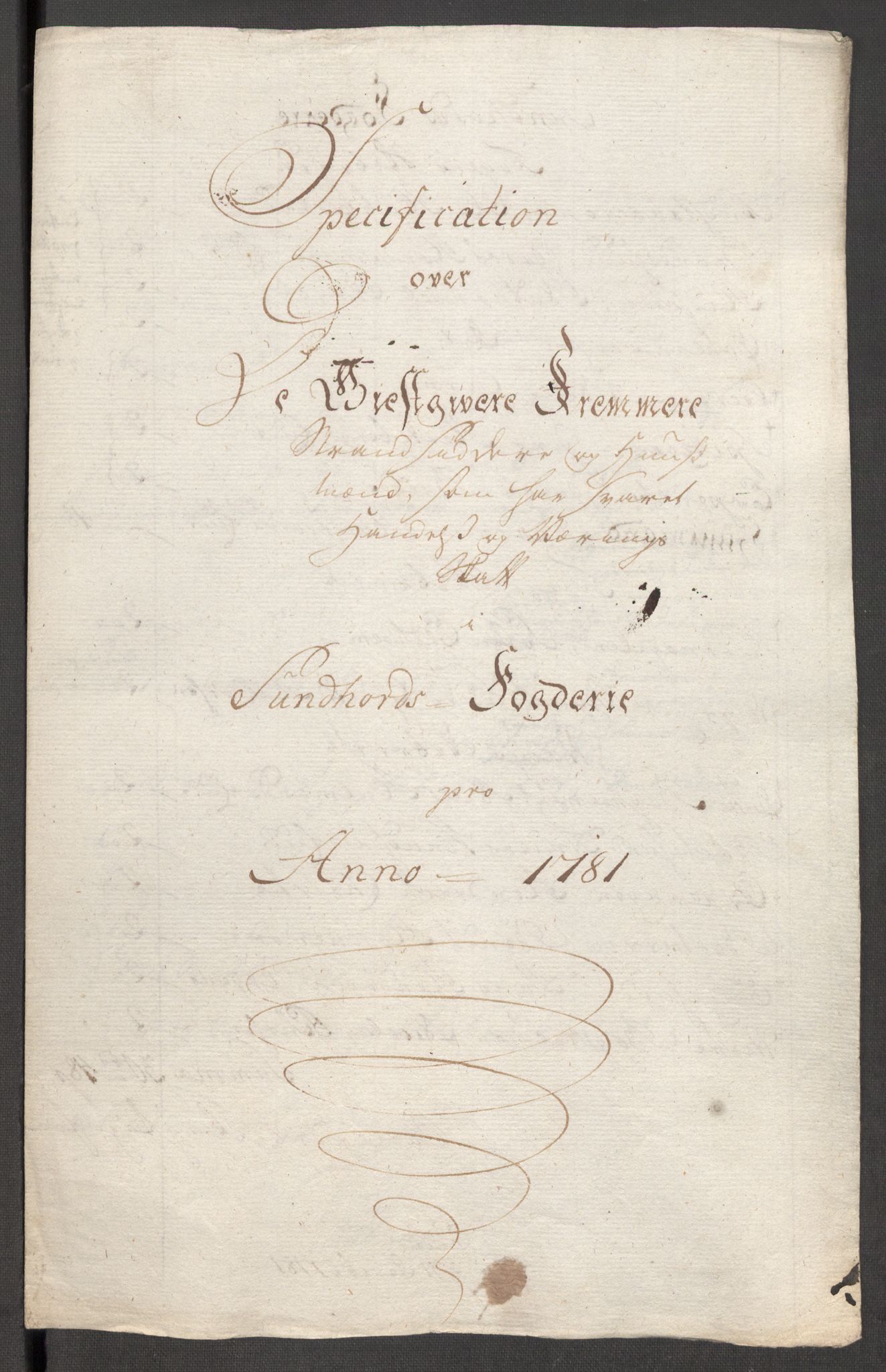 Rentekammeret inntil 1814, Reviderte regnskaper, Fogderegnskap, RA/EA-4092/R48/L3097: Fogderegnskap Sunnhordland og Hardanger, 1781, p. 74