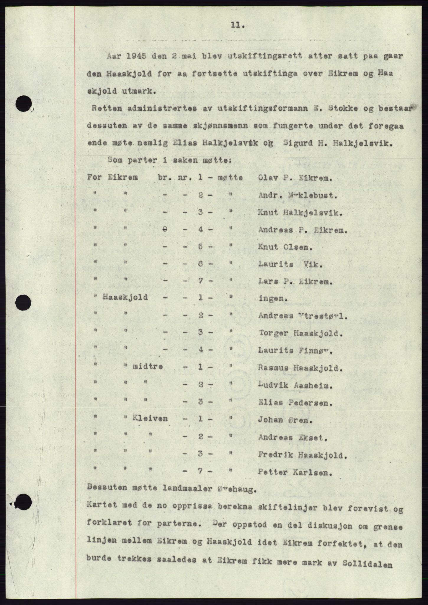 Søre Sunnmøre sorenskriveri, AV/SAT-A-4122/1/2/2C/L0077: Mortgage book no. 3A, 1945-1946, Diary no: : 768/1945