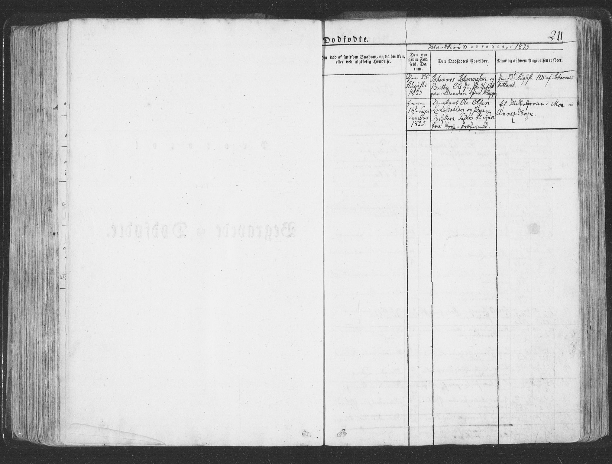 Hosanger sokneprestembete, AV/SAB-A-75801/H/Haa: Parish register (official) no. A 6, 1824-1835, p. 211