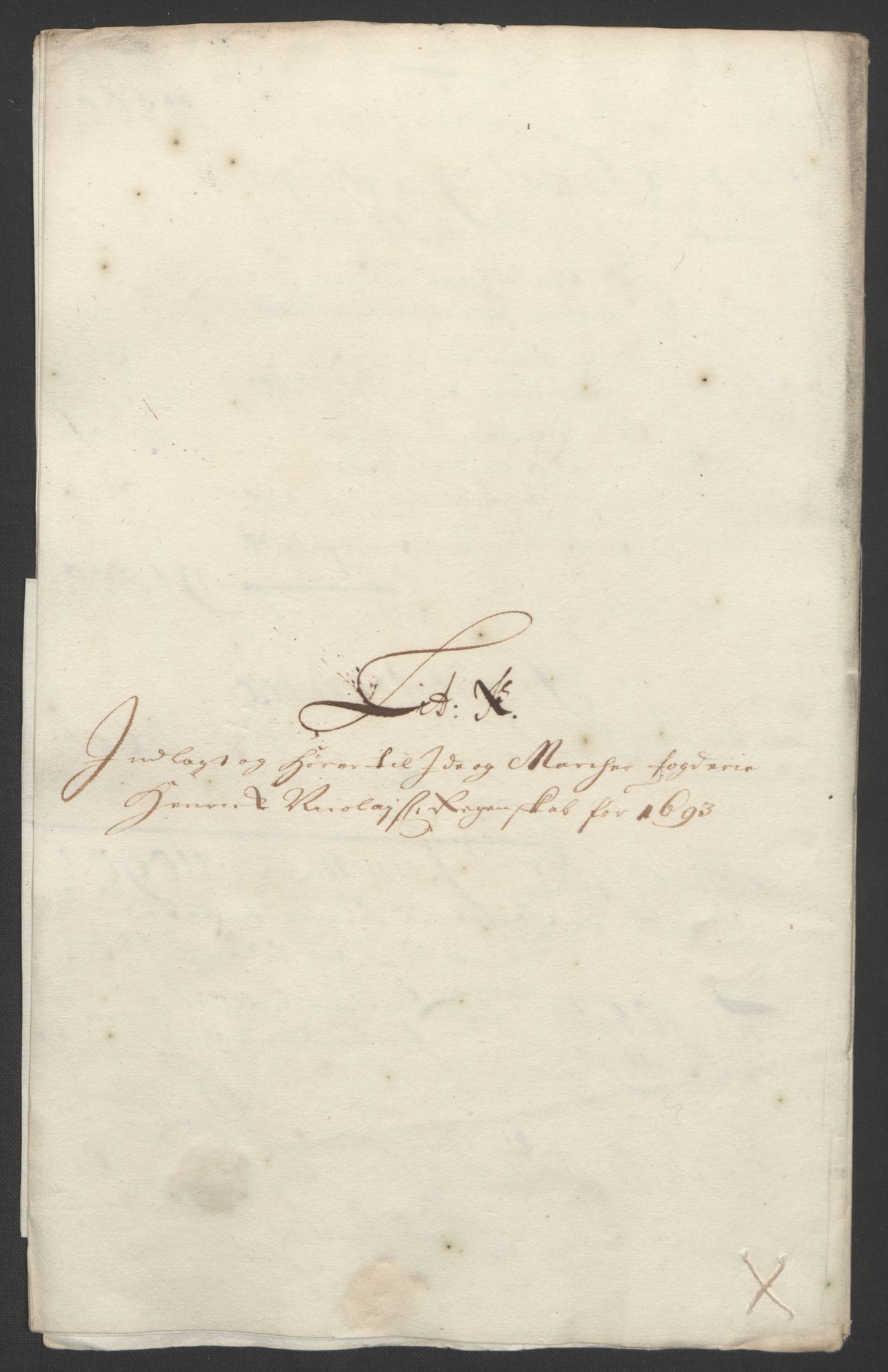 Rentekammeret inntil 1814, Reviderte regnskaper, Fogderegnskap, RA/EA-4092/R01/L0011: Fogderegnskap Idd og Marker, 1692-1693, p. 294