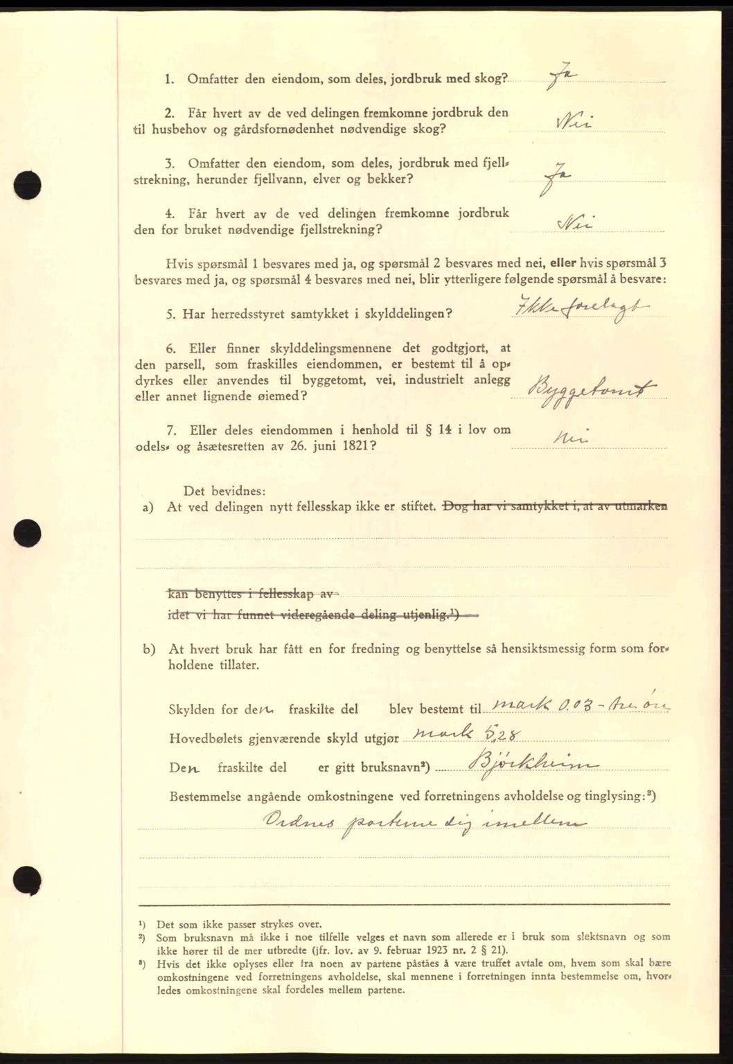 Nordmøre sorenskriveri, AV/SAT-A-4132/1/2/2Ca: Mortgage book no. A98, 1944-1944, Diary no: : 1496/1944