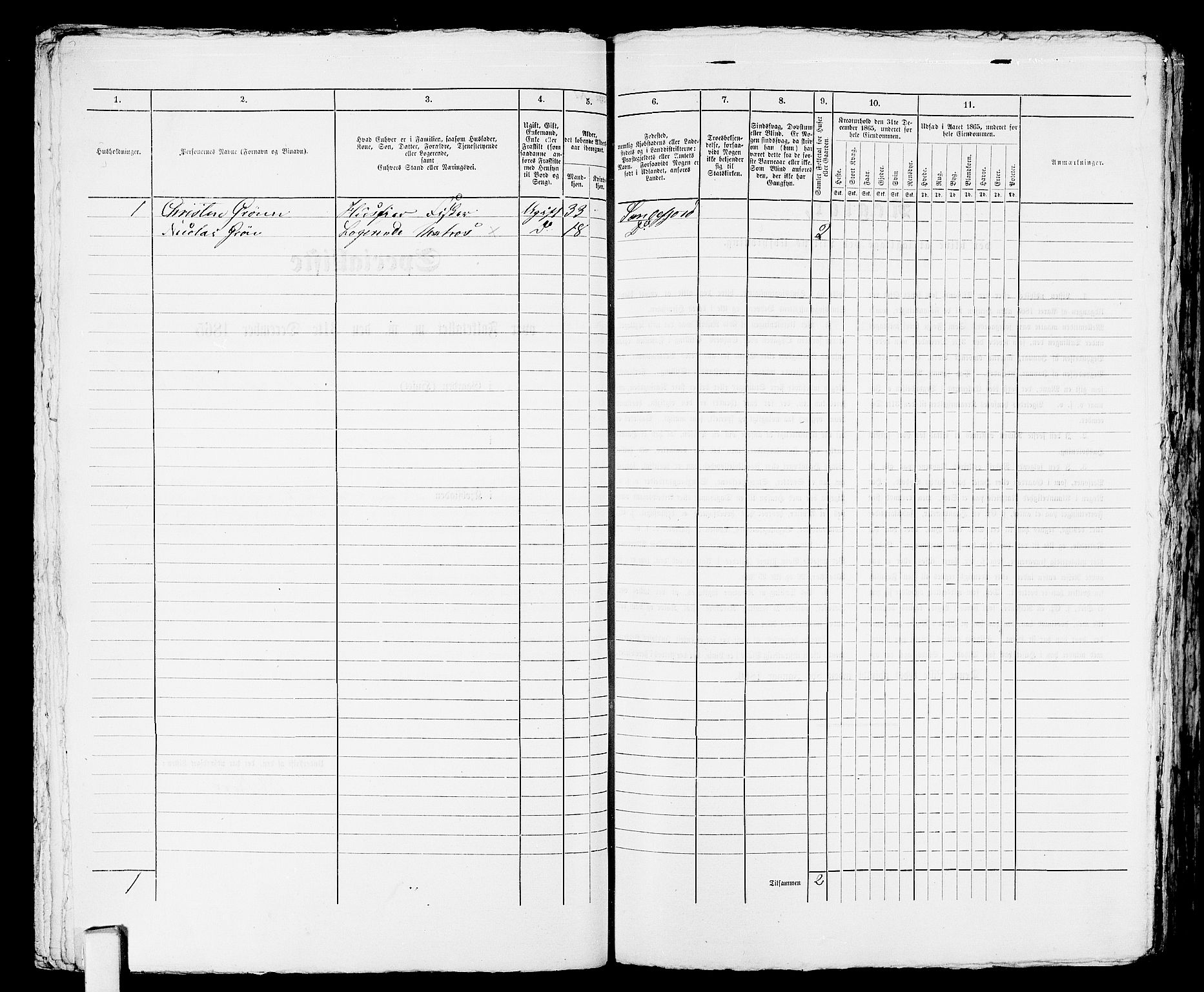 RA, 1865 census for Sandeherred/Sandefjord, 1865, p. 84