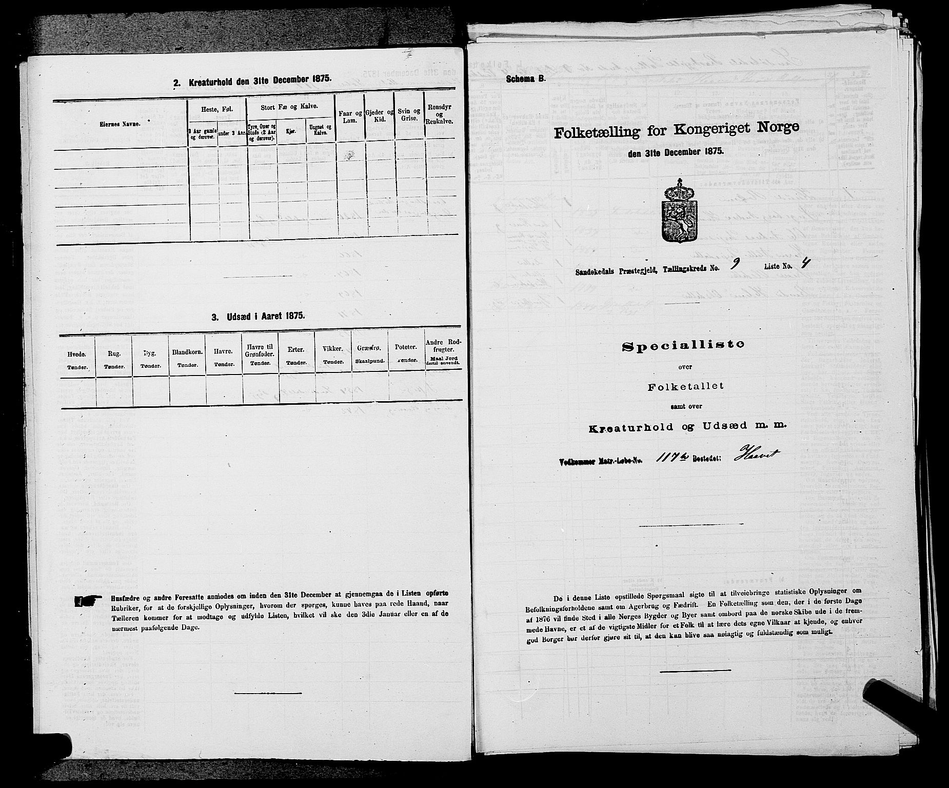 SAKO, 1875 census for 0816P Sannidal, 1875, p. 643