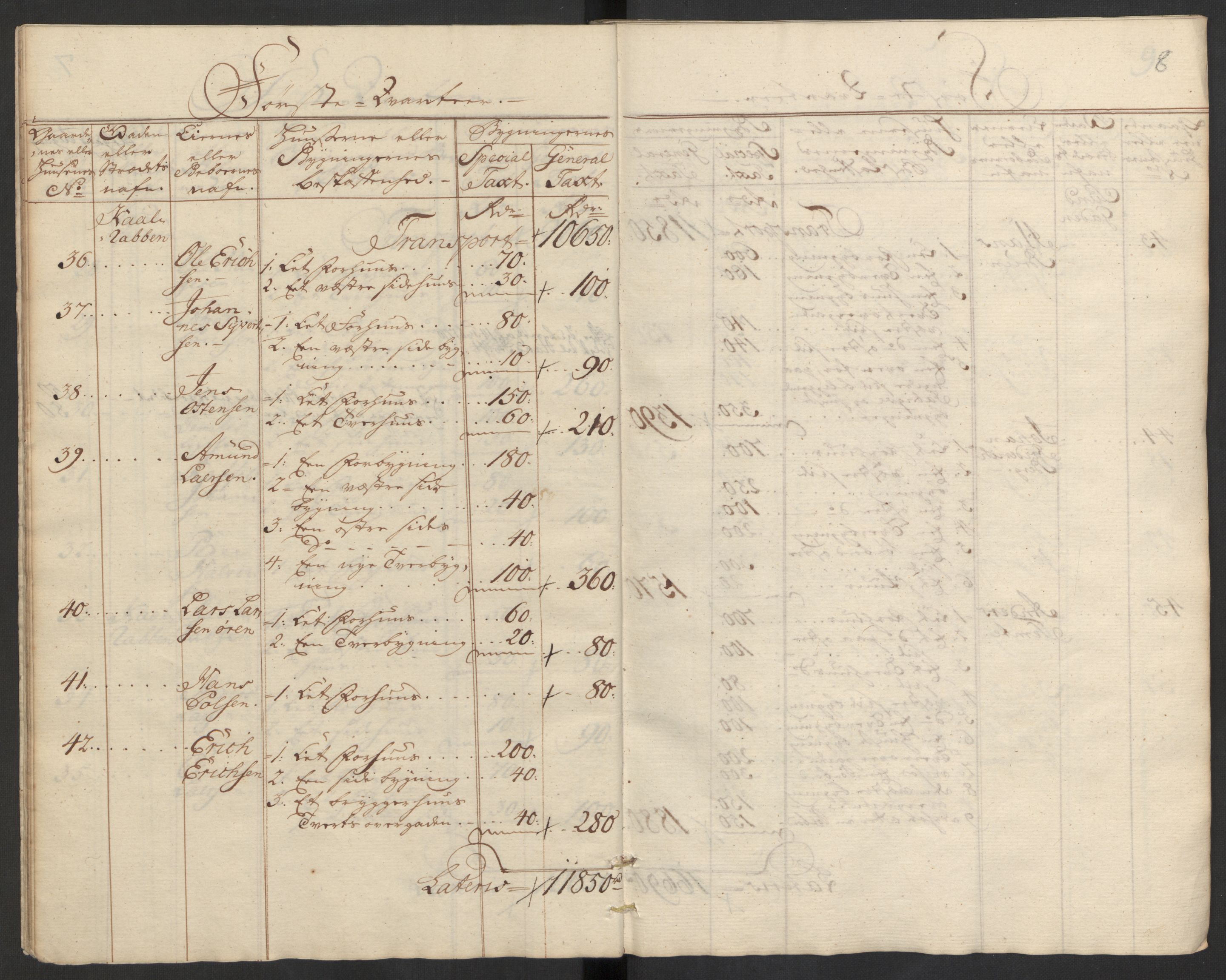 Kommersekollegiet, Brannforsikringskontoret 1767-1814, AV/RA-EA-5458/F/Fa/L0008/0002: Bragernes / Branntakstprotokoll, 1767, p. 8