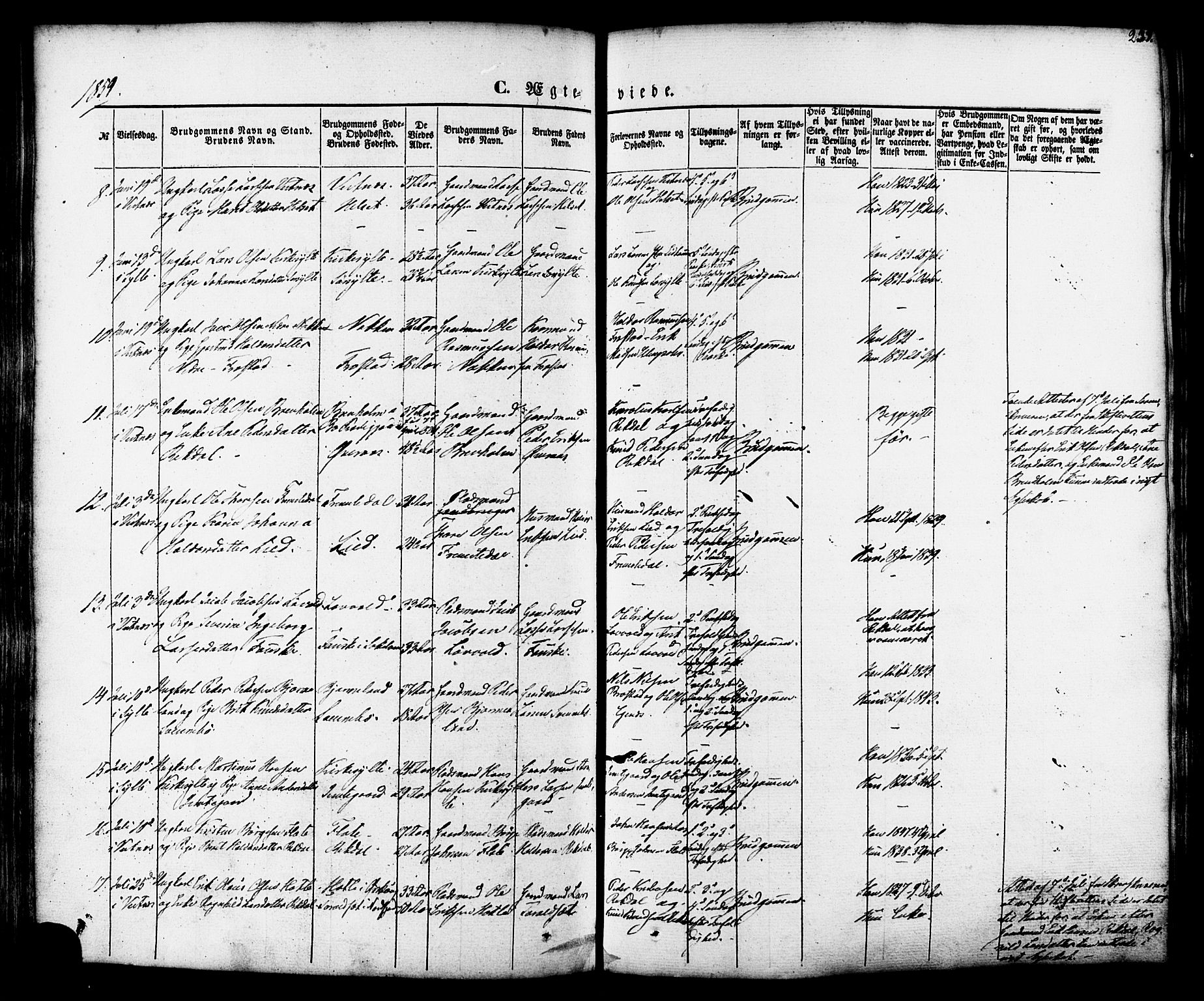 Ministerialprotokoller, klokkerbøker og fødselsregistre - Møre og Romsdal, AV/SAT-A-1454/539/L0529: Parish register (official) no. 539A02, 1848-1872, p. 231