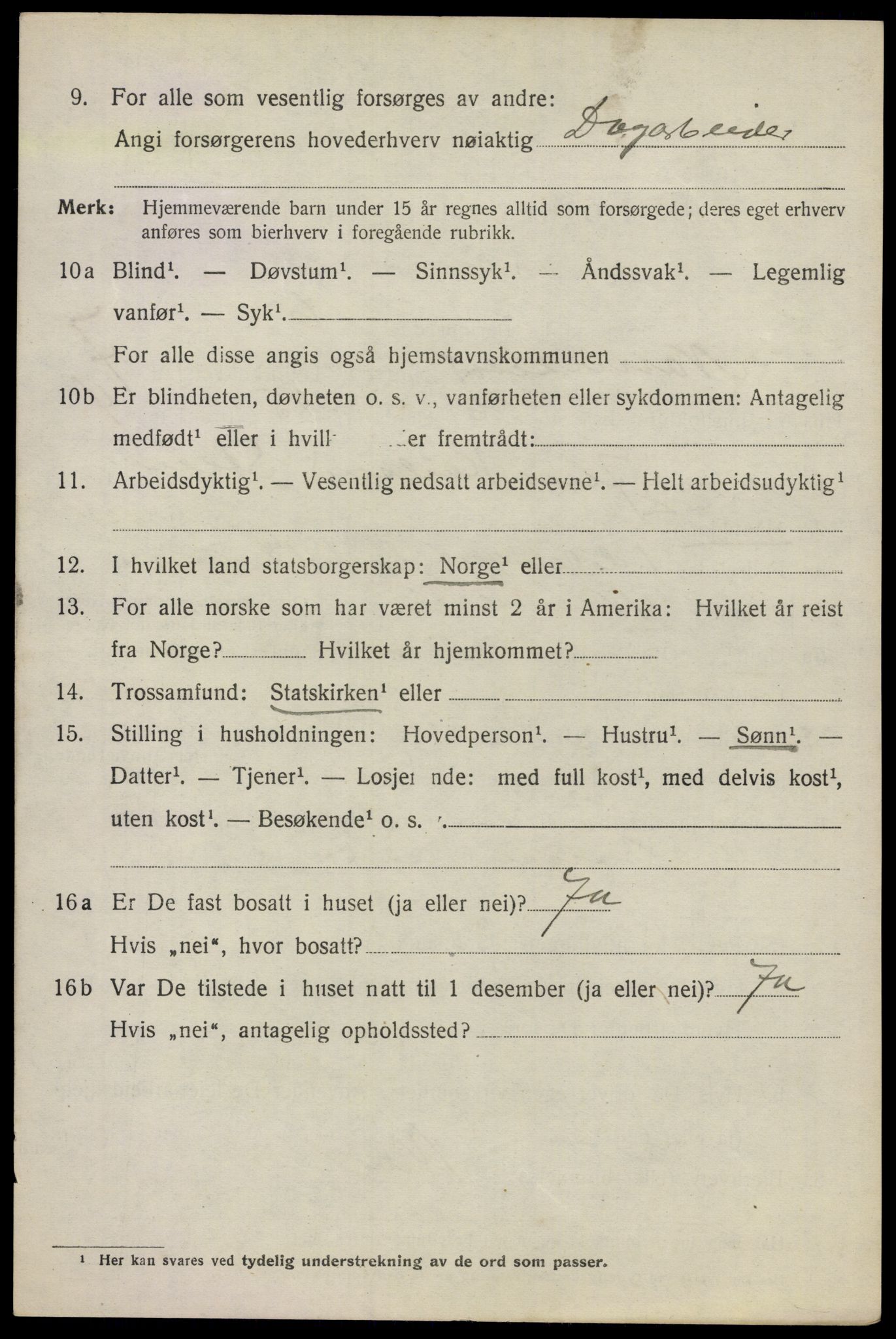 SAO, 1920 census for Nannestad, 1920, p. 9267